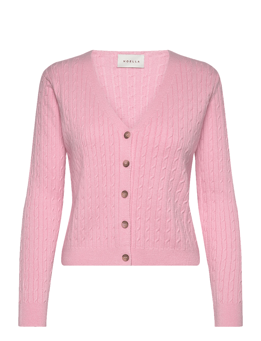 Noella - N-Laliah Knit Cardigan - strickjacken - baby pink - 1