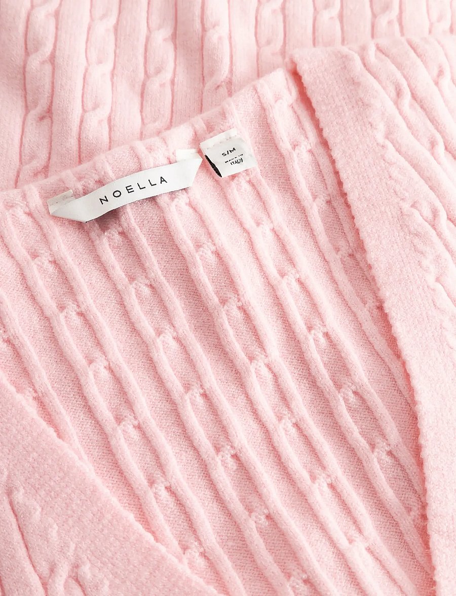Noella - N-Laliah Knit Cardigan - strickjacken - baby pink - 4