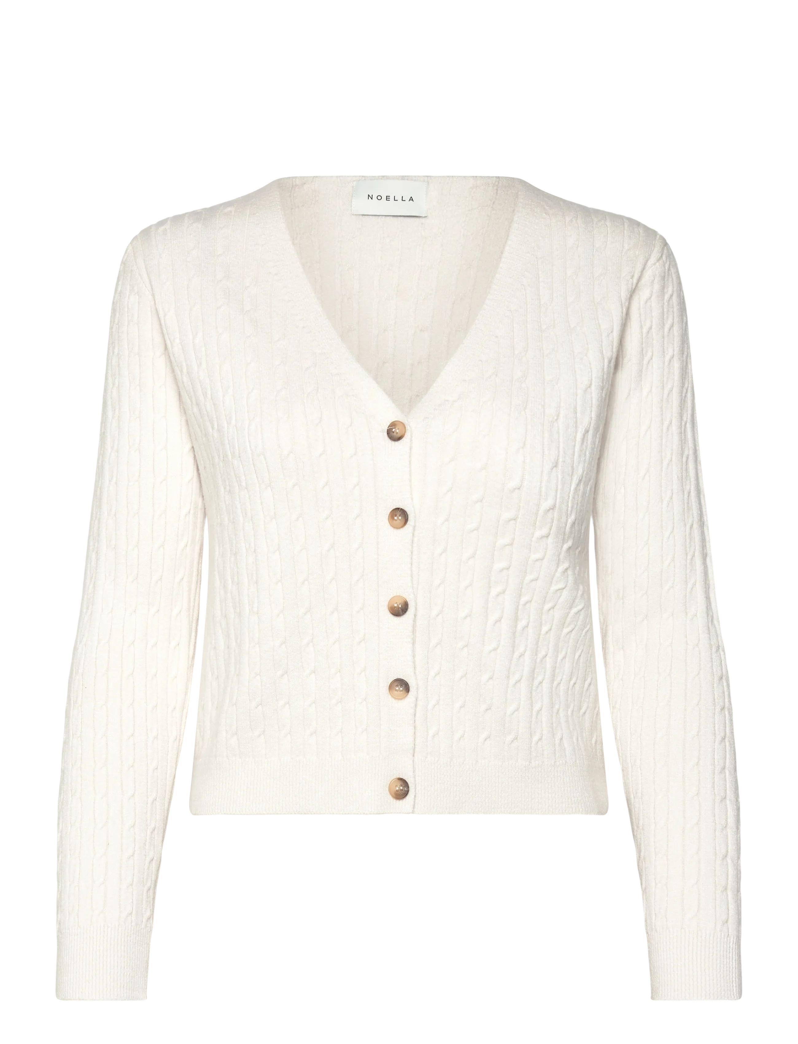 NOELLA N-Laliah Knit Cardigan Cream - XS/S - Damen