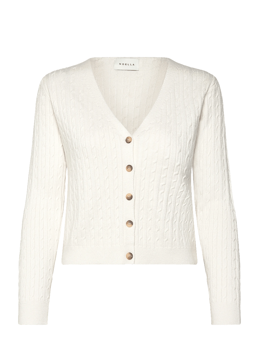 Noella - N-Laliah Knit Cardigan - strickjacken - ivory - 1