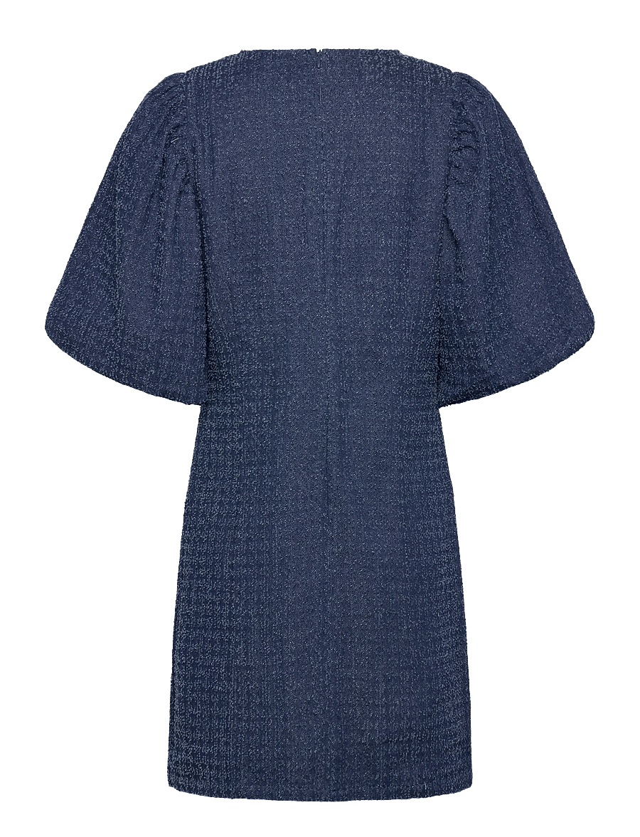 Noella - N-Michaela Dress - midiklänningar - dark blue wash - 2