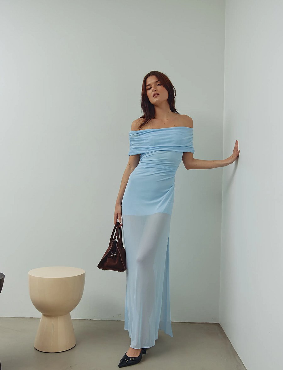 Noella - N-Melani Dress - Õhtukleidid - air blue - 0