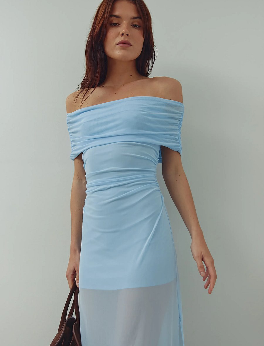 Noella - N-Melani Dress - Õhtukleidid - air blue - 4