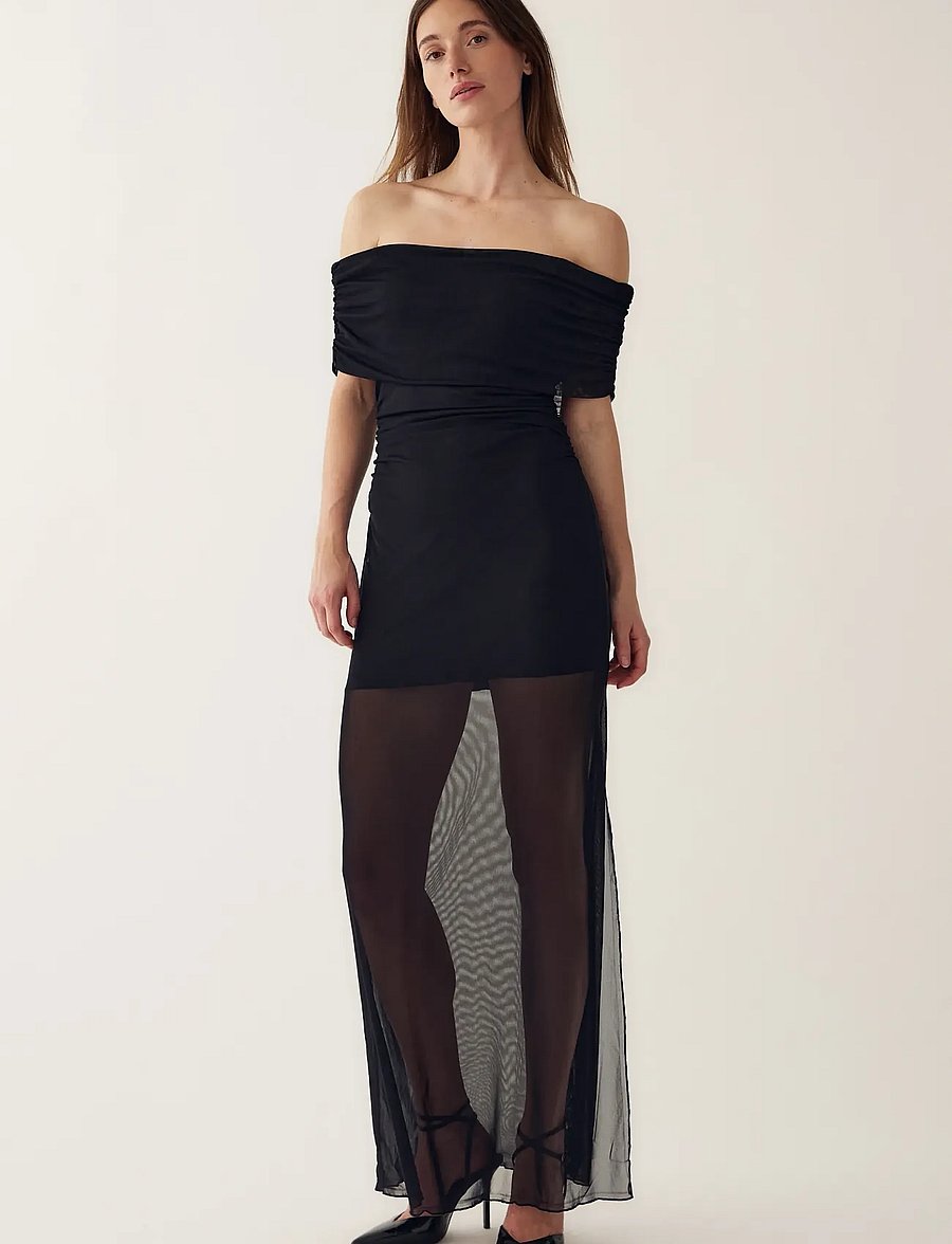 Noella - N-Melani Dress - aftenkjoler - black - 0