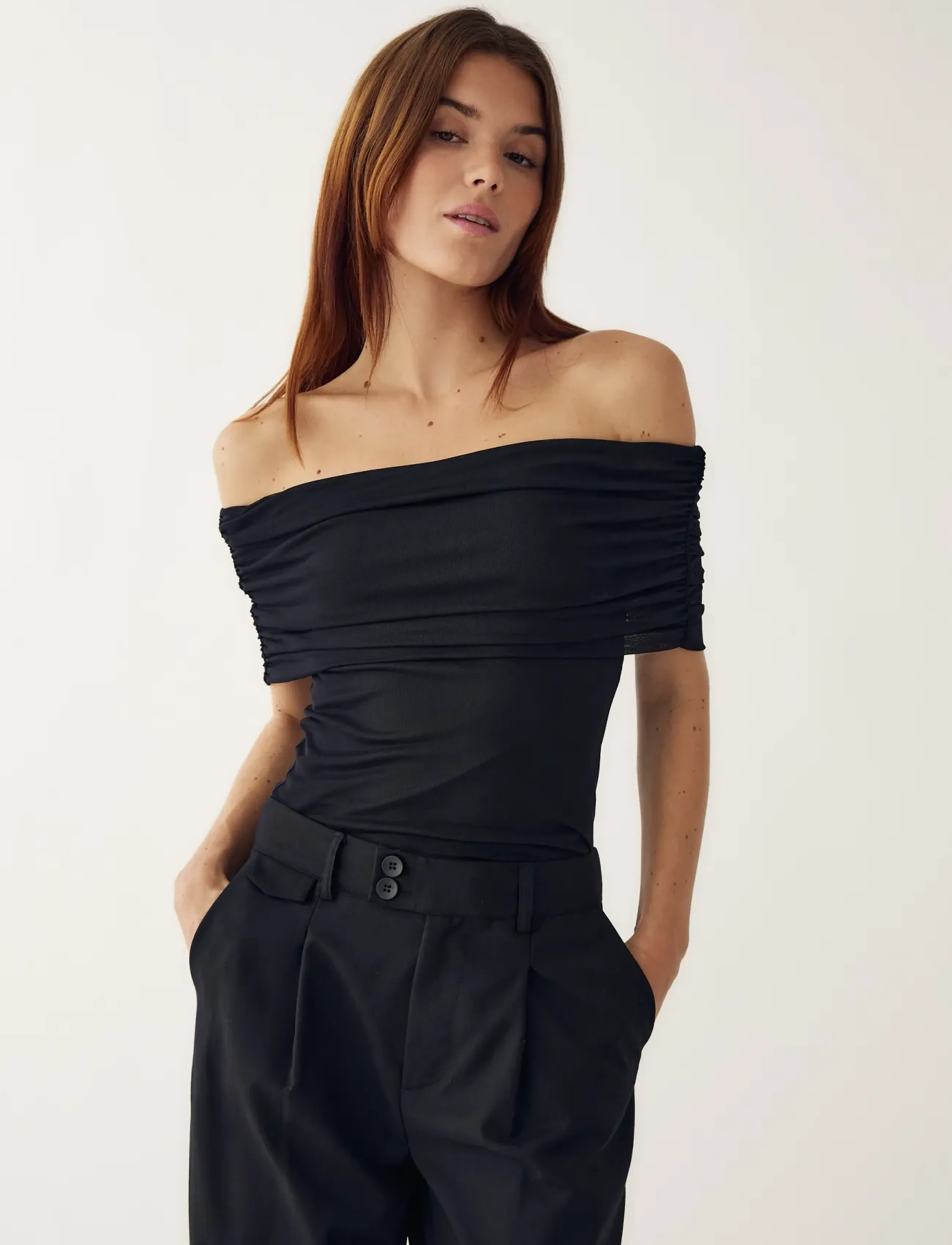 Noella - N-Mattie Top - madalaimad hinnad - black - 4