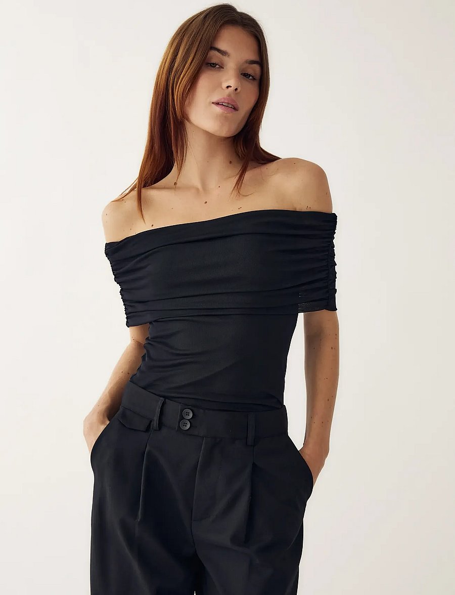 Noella - N-Mattie Top - mode trends - black - 4