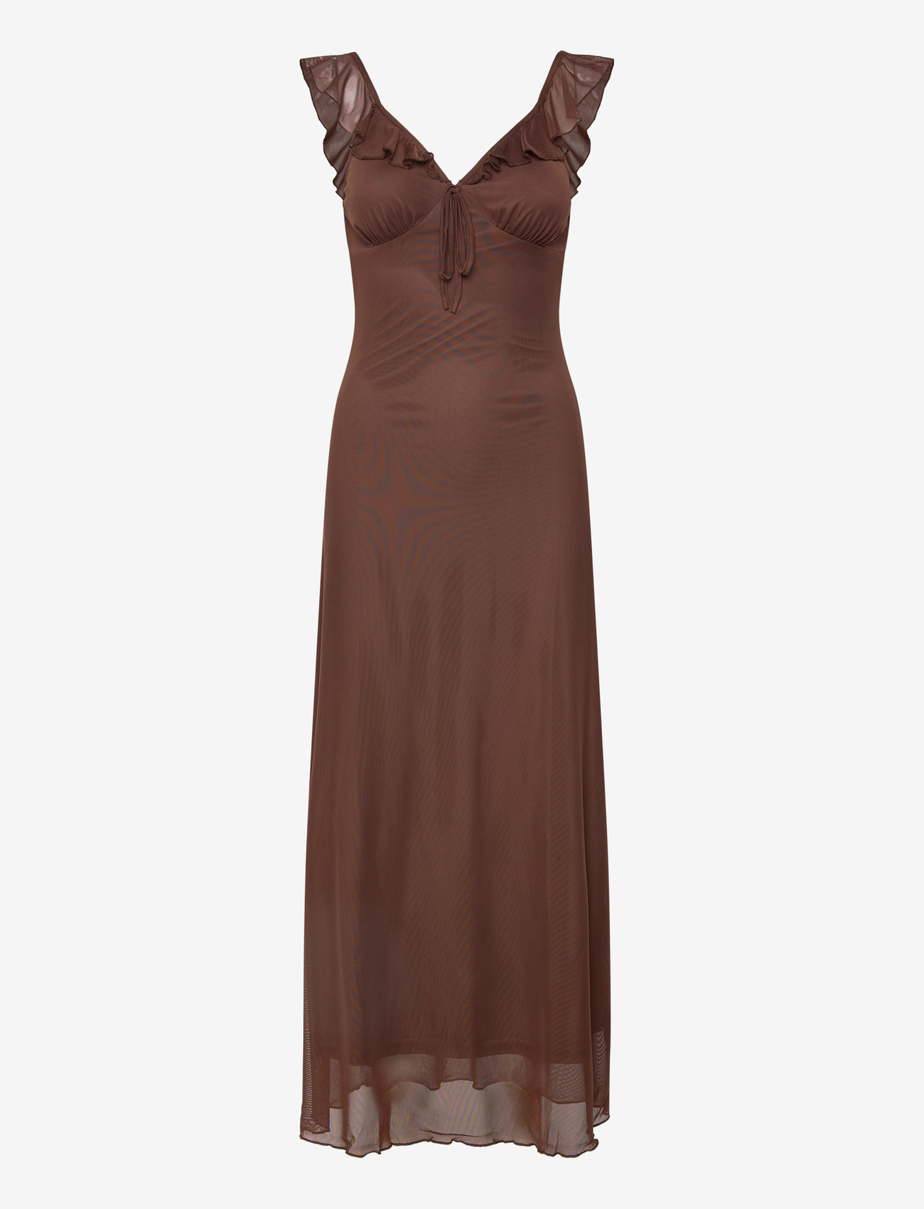 Noella - N-Melinda Dress - maksimekot - tawny brown - 0
