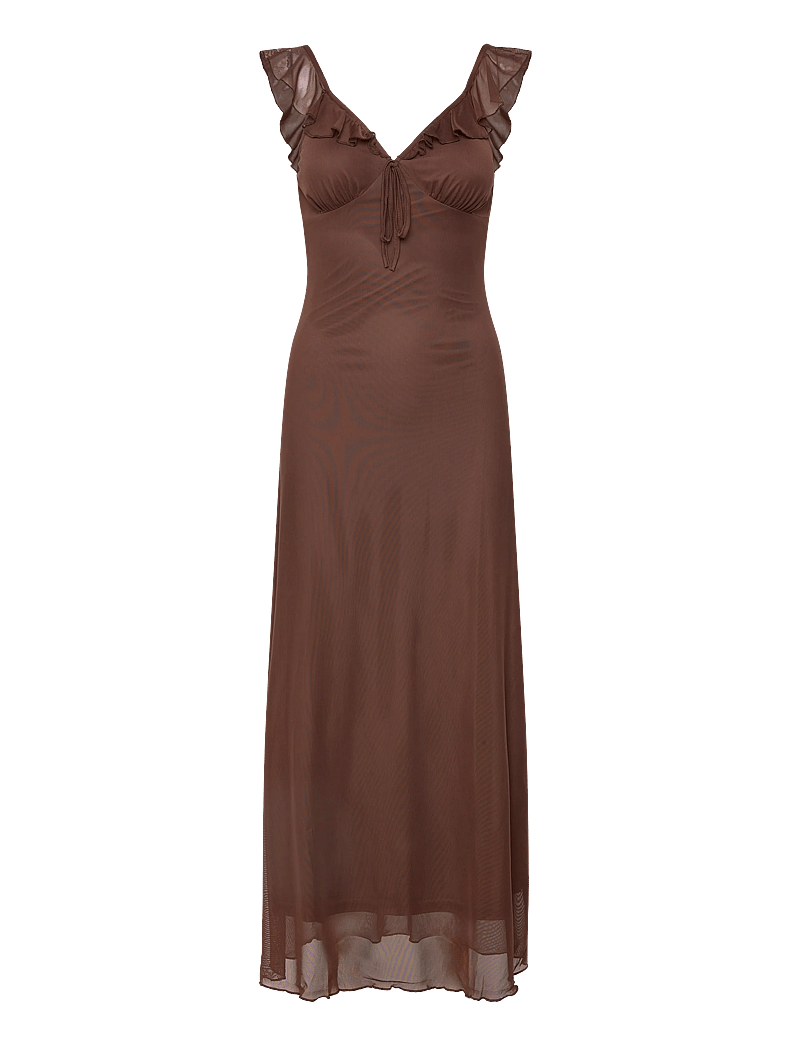Noella - N-Melinda Dress - maksimekot - tawny brown - 0