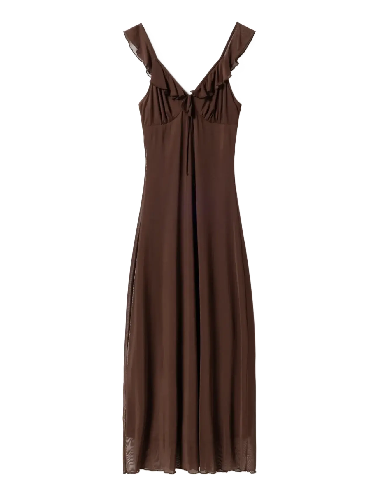 Noella - N-Melinda Dress - maksikleidid - tawny brown - 0