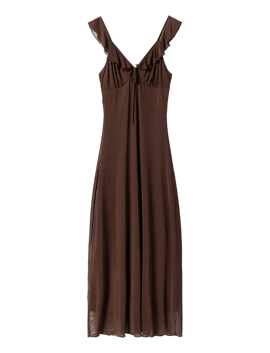 Noella - N-Melinda Dress - sommerkleider - tawny brown - 0