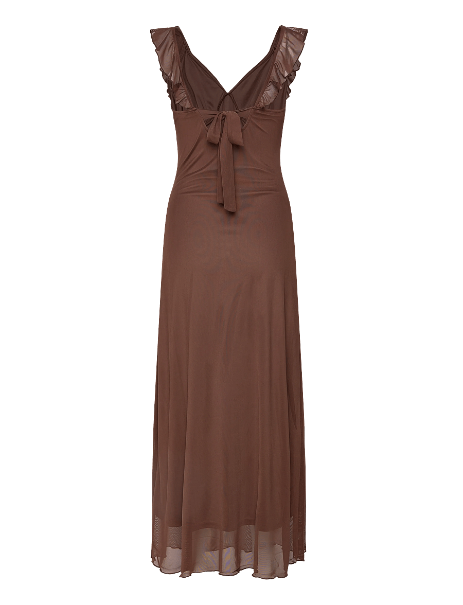 Noella - N-Melinda Dress - robes longues - tawny brown - 1