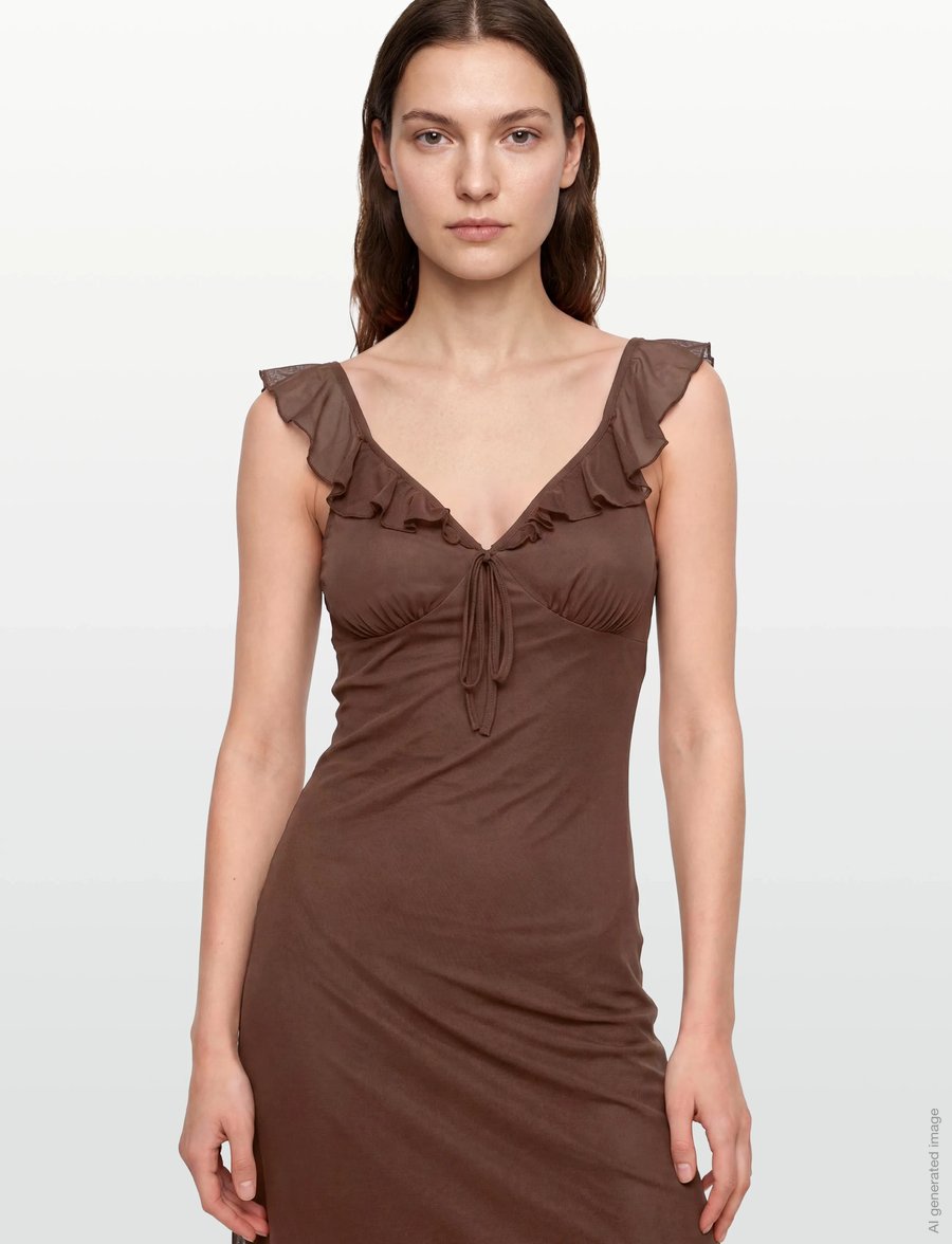 Noella - N-Melinda Dress - tawny brown - 3