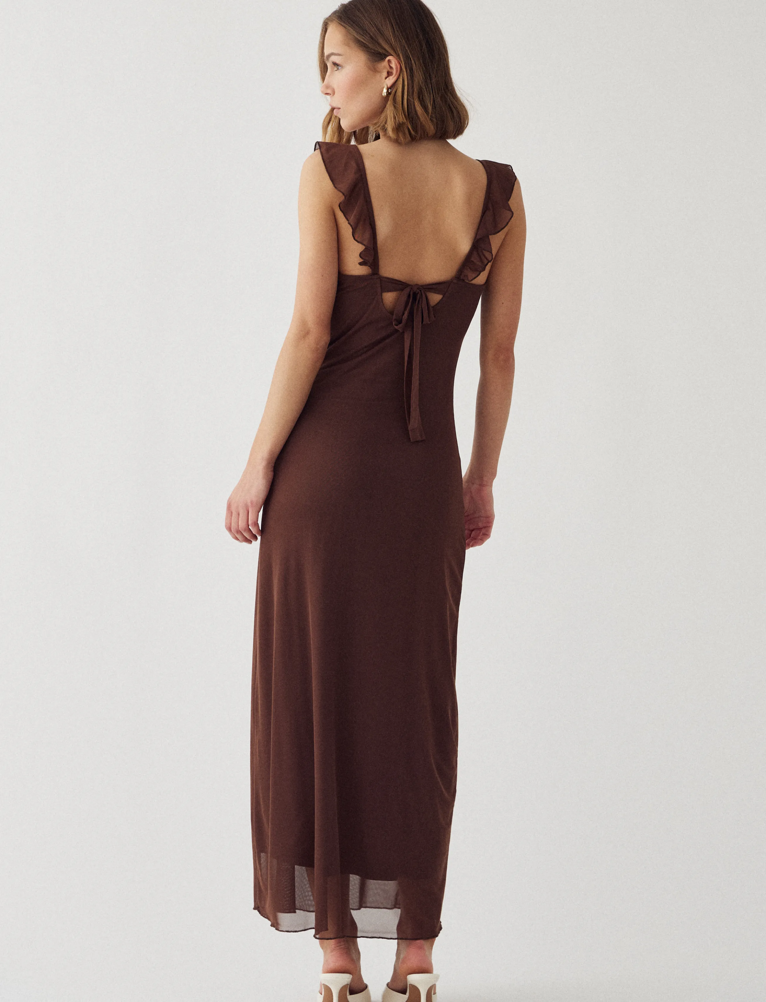 Noella - N-Melinda Dress - sommerkleider - tawny brown - 3