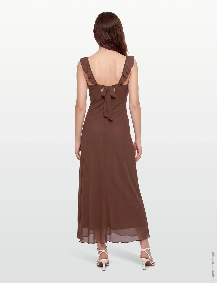 Noella - N-Melinda Dress - tawny brown - 4