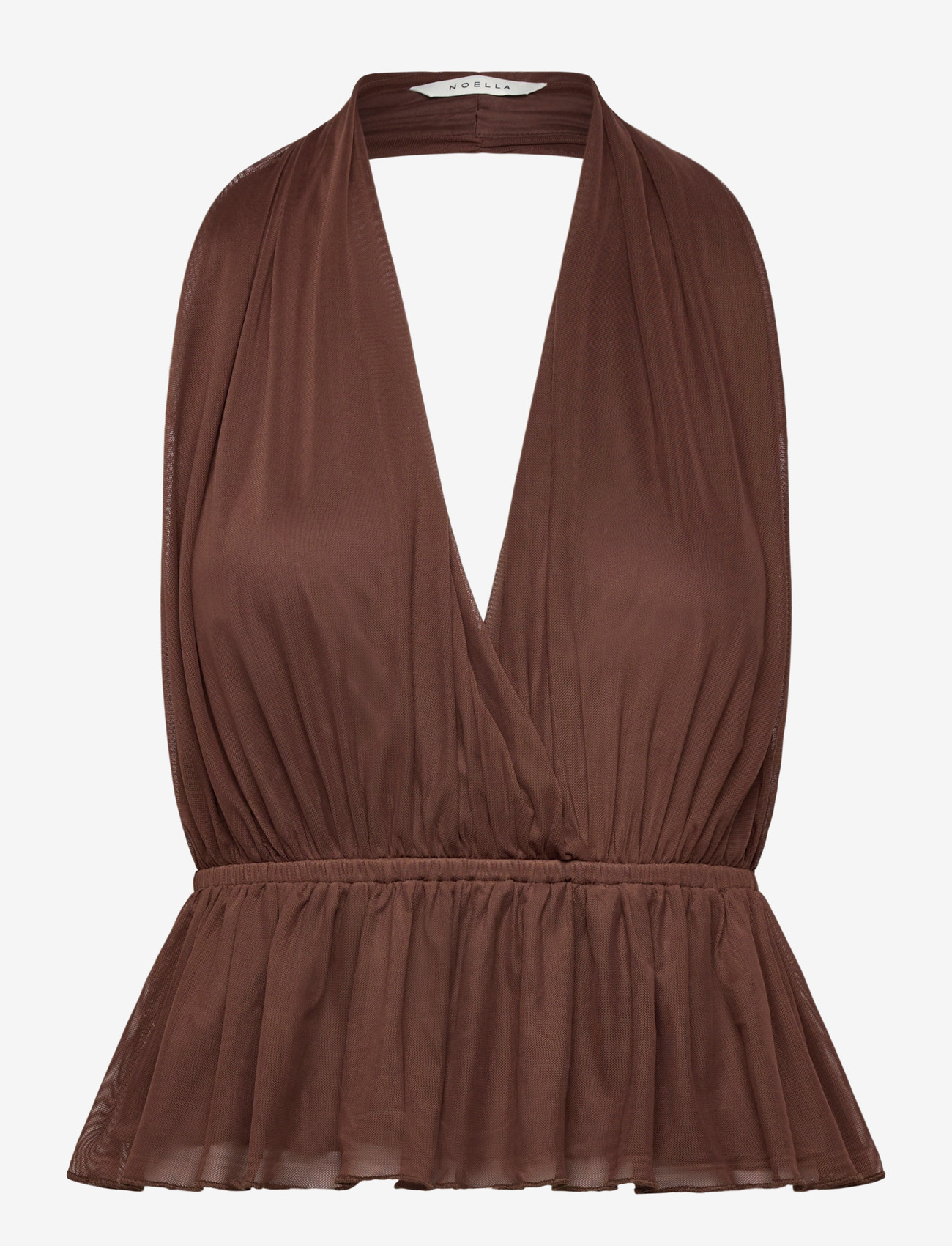 Noella - N-Melodie Top - crop tops - tawny brown - 0
