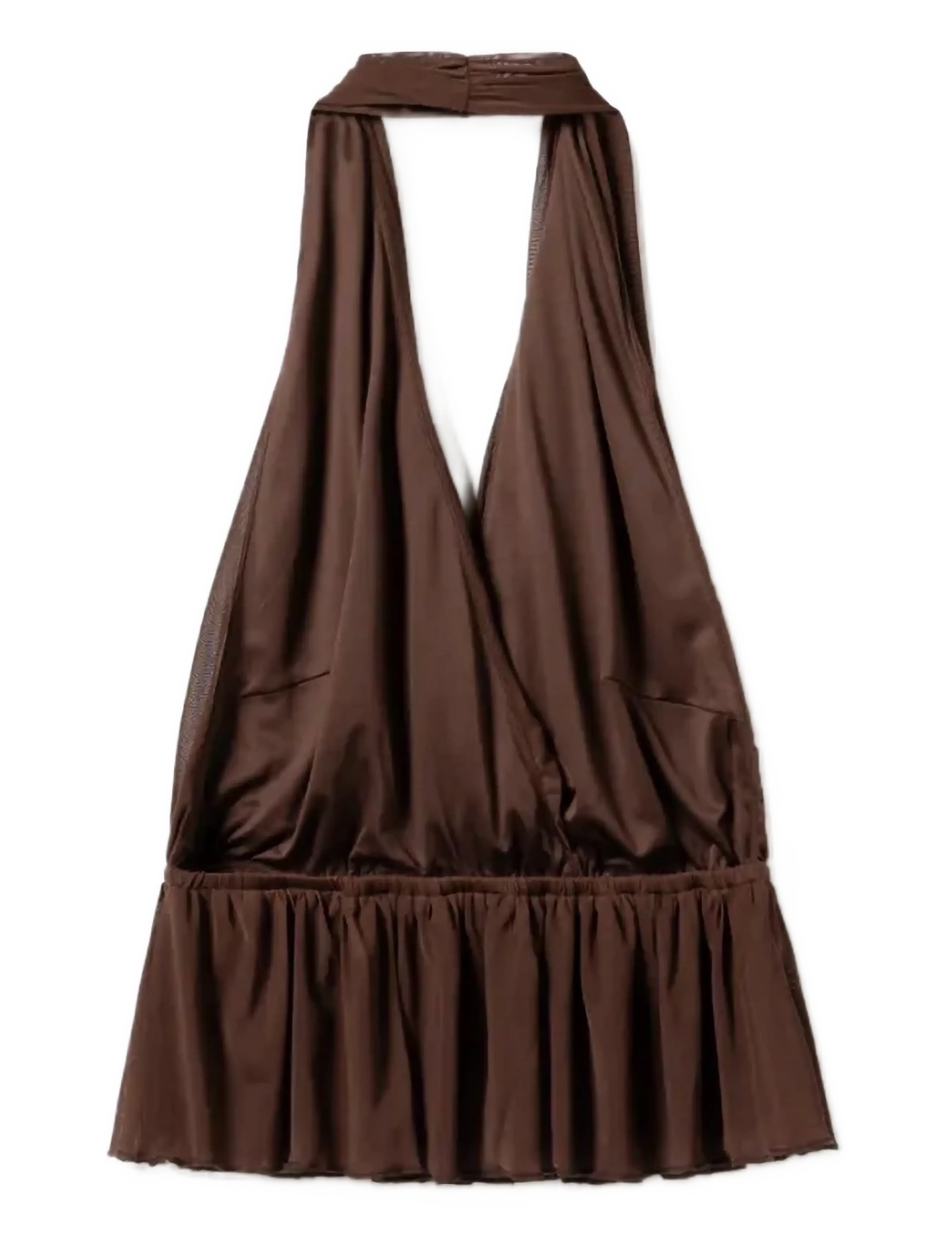 Noella N-Melodie Top - Īsi topi - TAWNY BROWN / brown