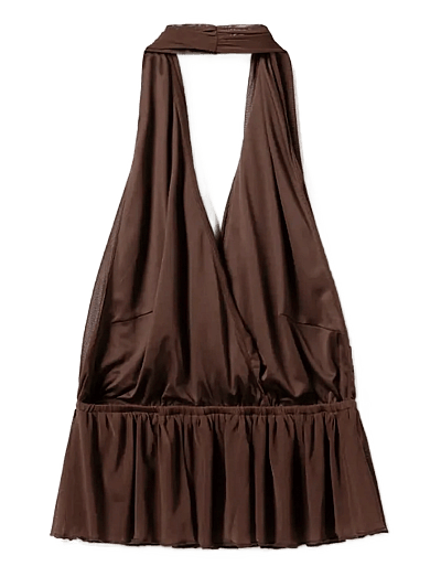 Noella N-Melodie Top - Crop tops - TAWNY BROWN / brown