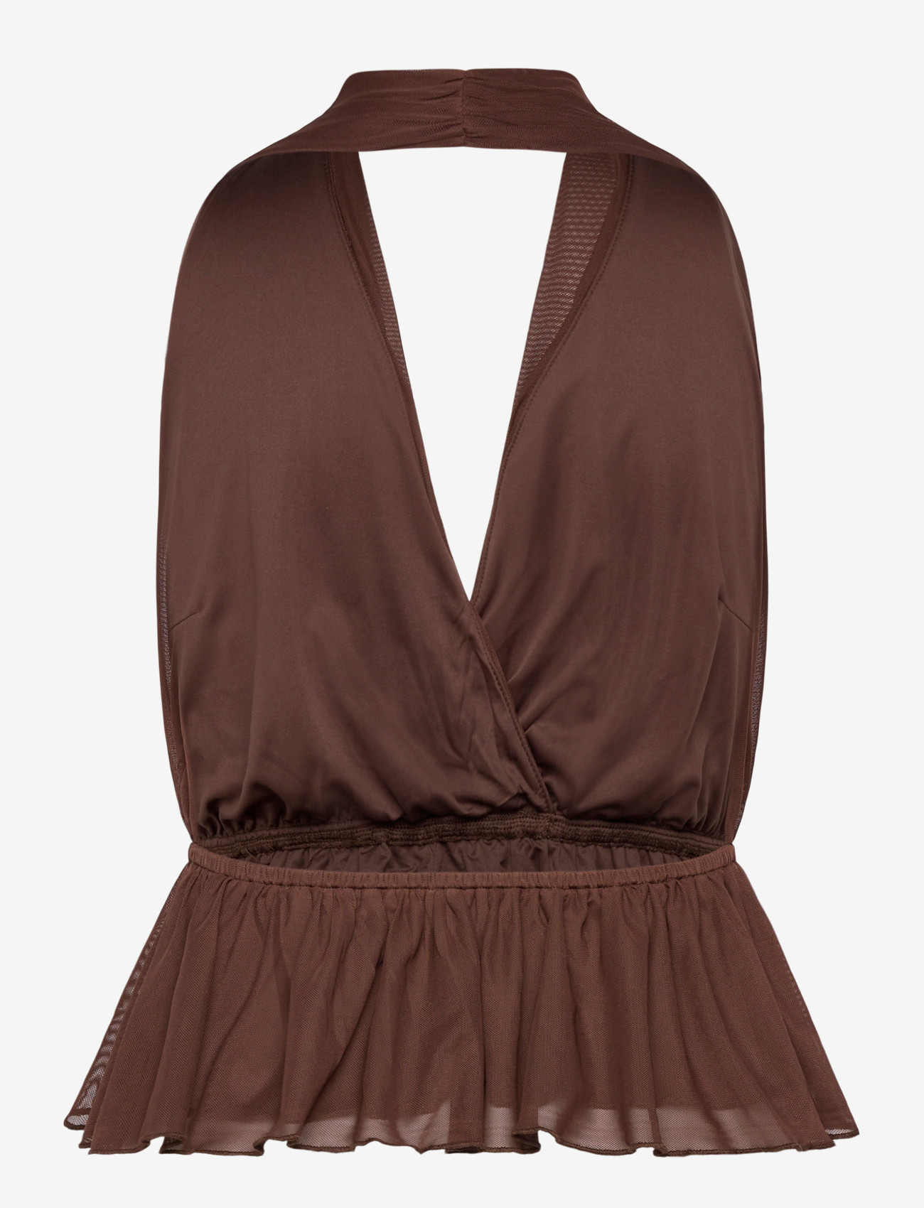 Noella - N-Melodie Top - crop tops - tawny brown - 1