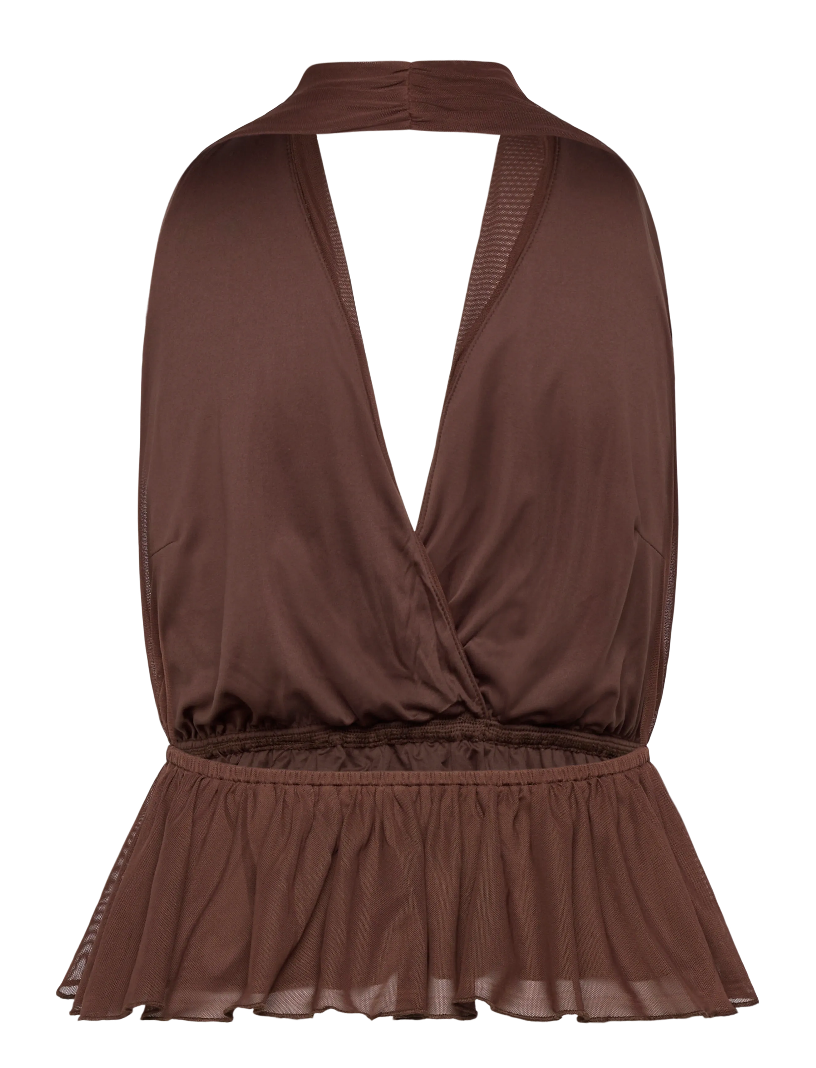 Noella - N-Melodie Top - crop tops - tawny brown - 1
