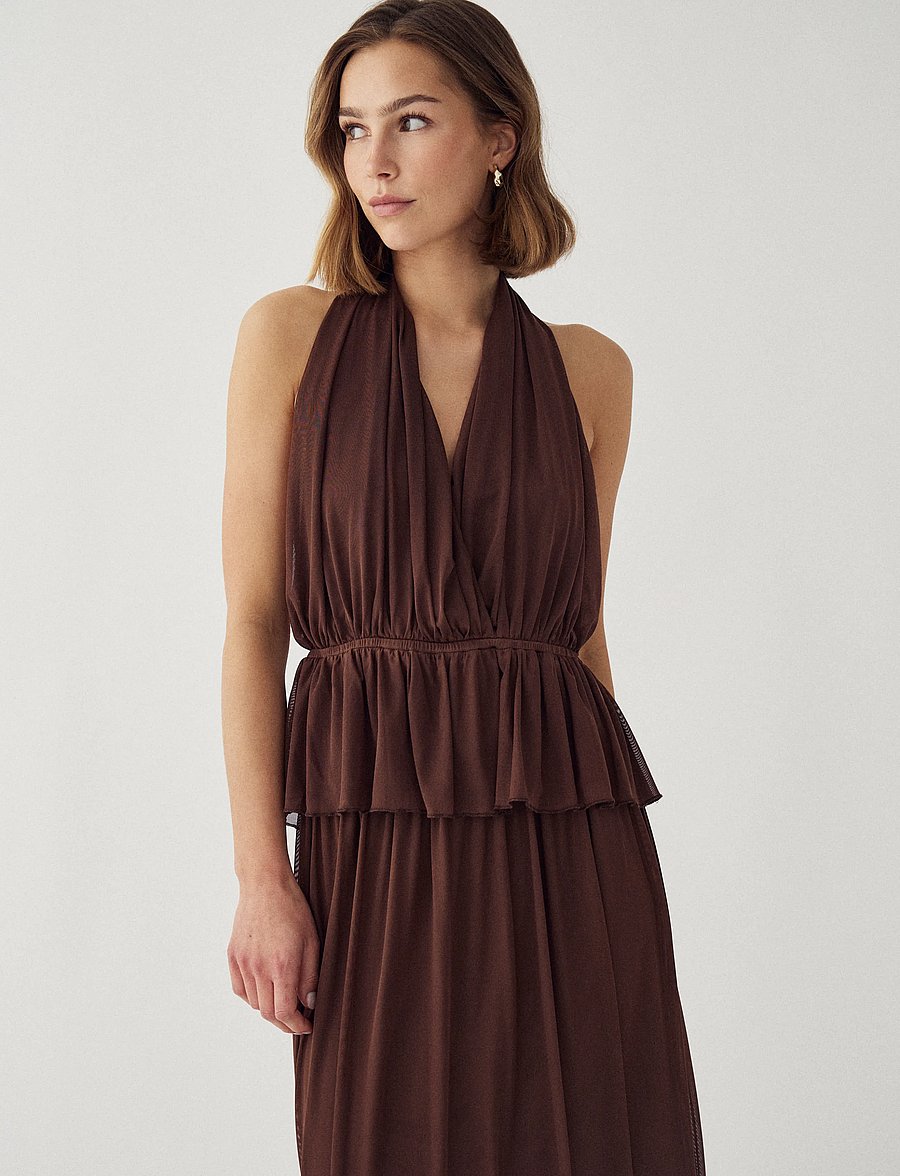 Noella - N-Melodie Top - palaidinės be rankovių - tawny brown - 0