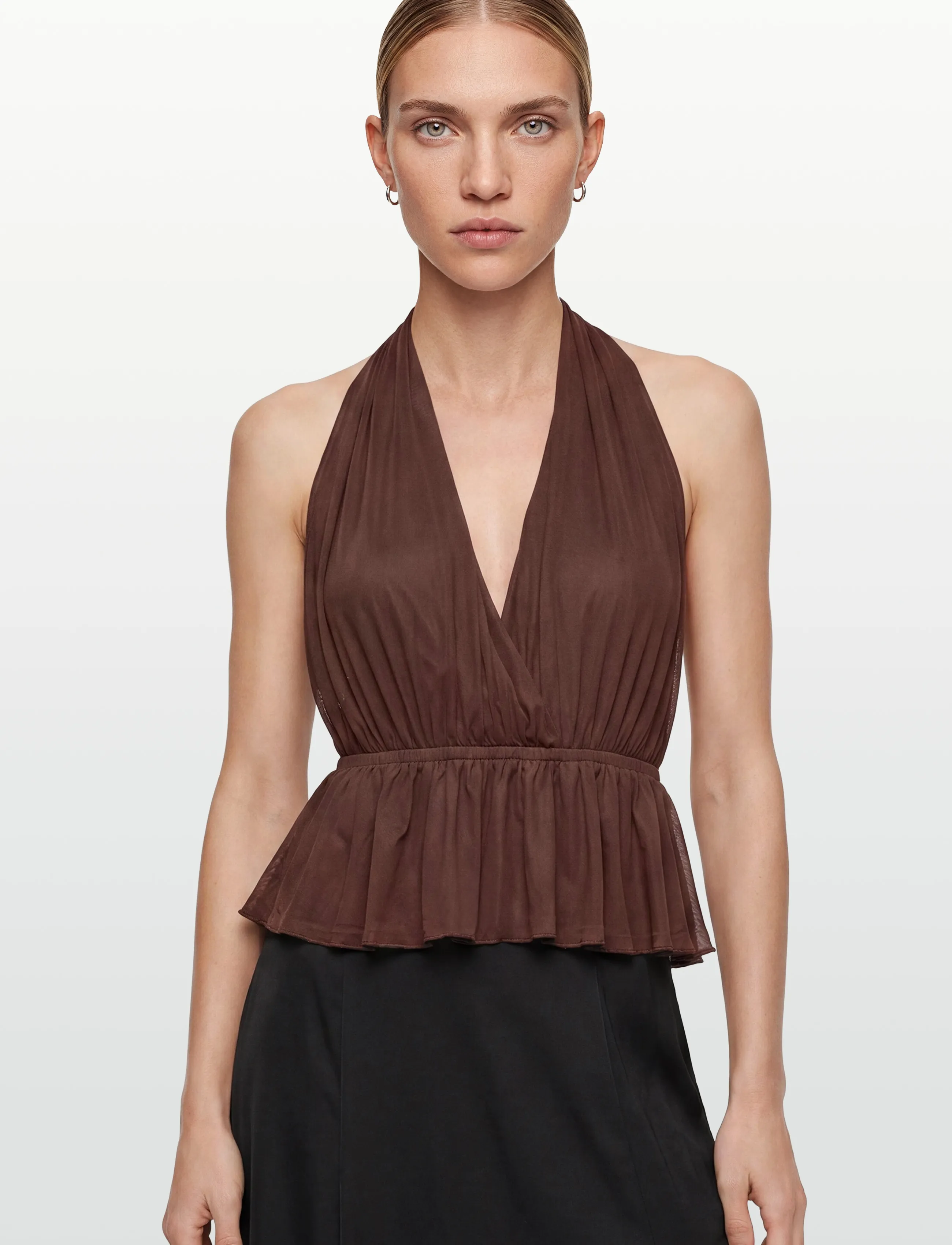 Noella - N-Melodie Top - Īsi topi - tawny brown - 3
