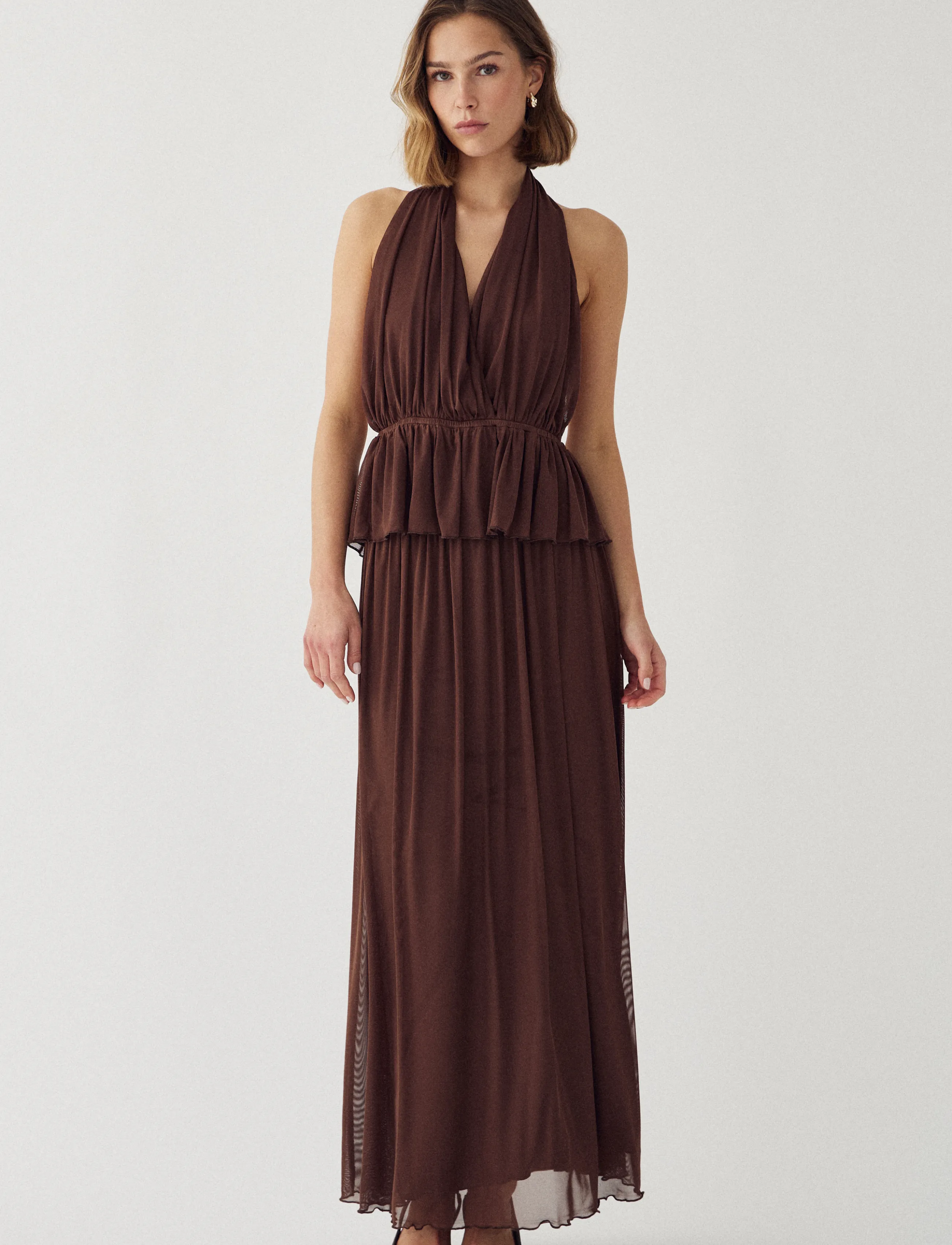 Noella N-Madyson Skirt - Maxi skirts - TAWNY BROWN / brown