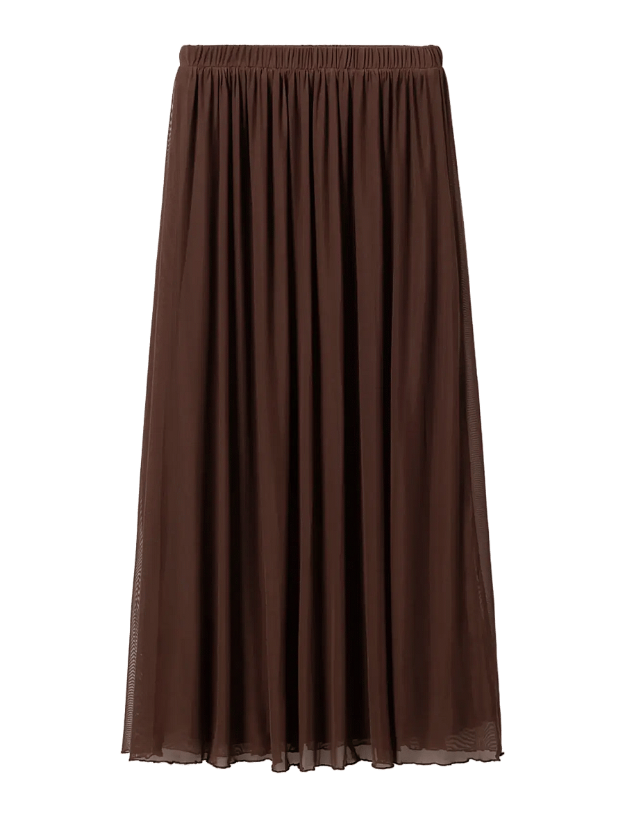 Noella - N-Madyson Skirt - maxi röcke - tawny brown - 3