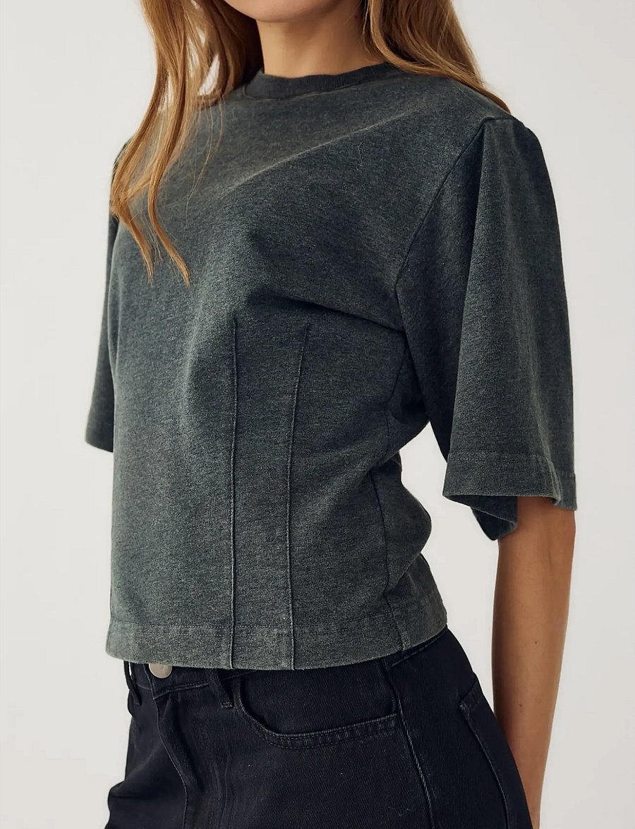 Noella - N-Marigold T-shirt - t-shirts - grey wash - 0
