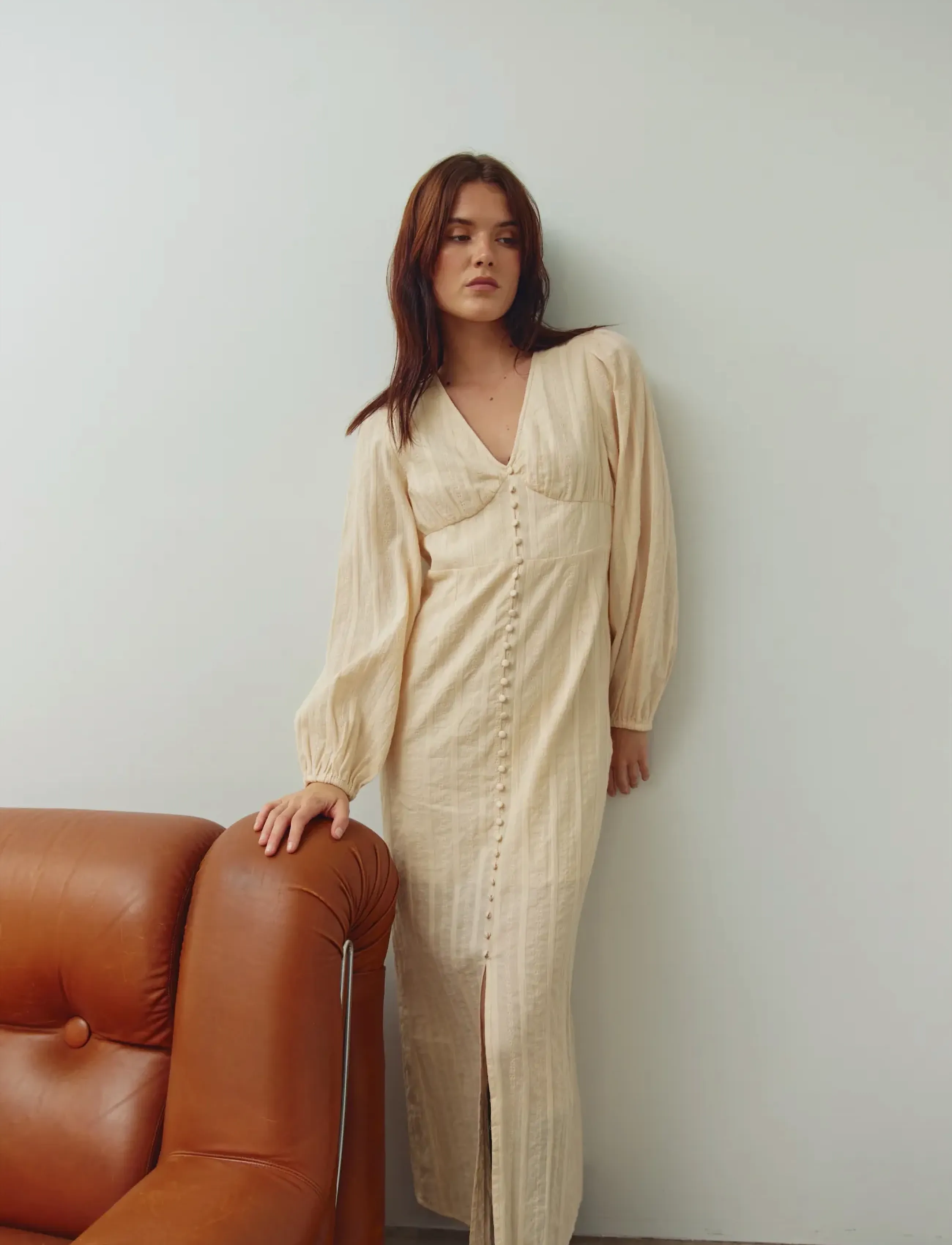 Noella - N-Liletta Dress - sommerkleider - ivory - 4