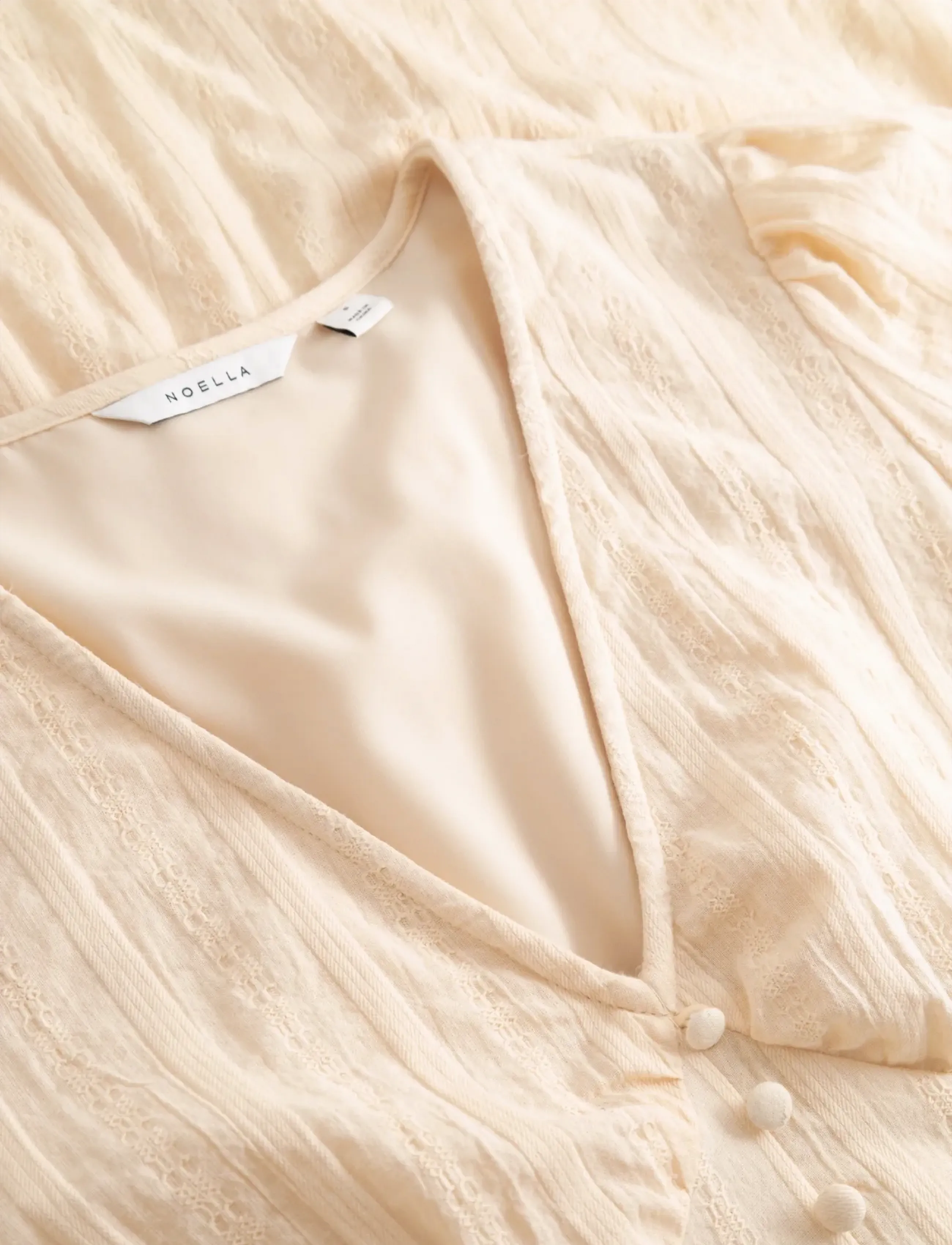 Noella - N-Liletta Dress - sukienki letnie - ivory - 5