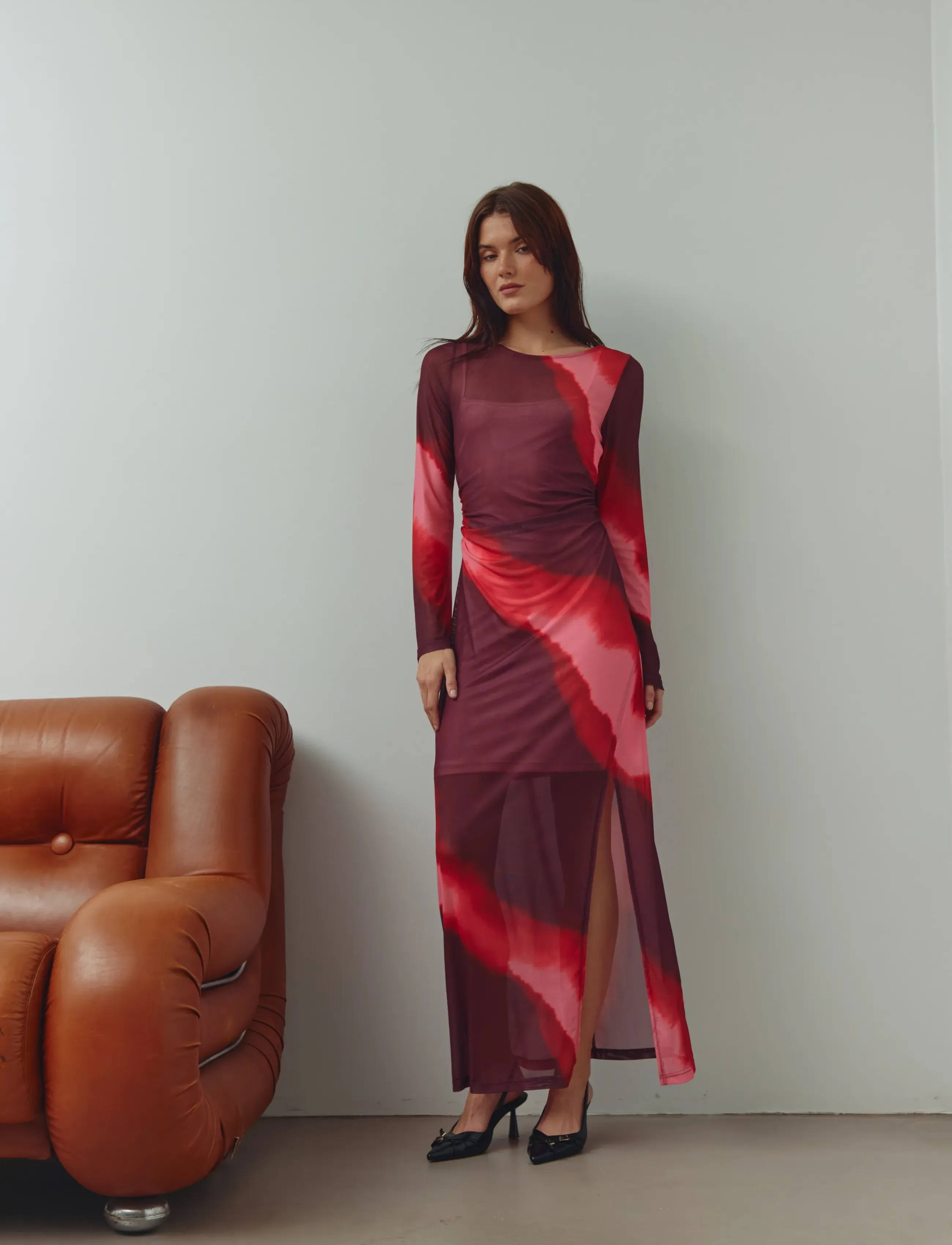 Noella - N-Laurette Dress - sukienki dopasowane - divinity print - 4