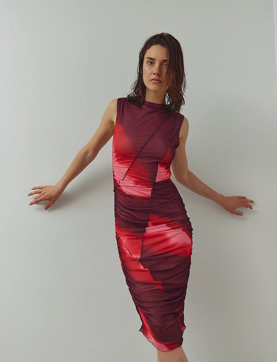 Noella - N-Sutton Dress - bodycon dresses - divinity print - 0