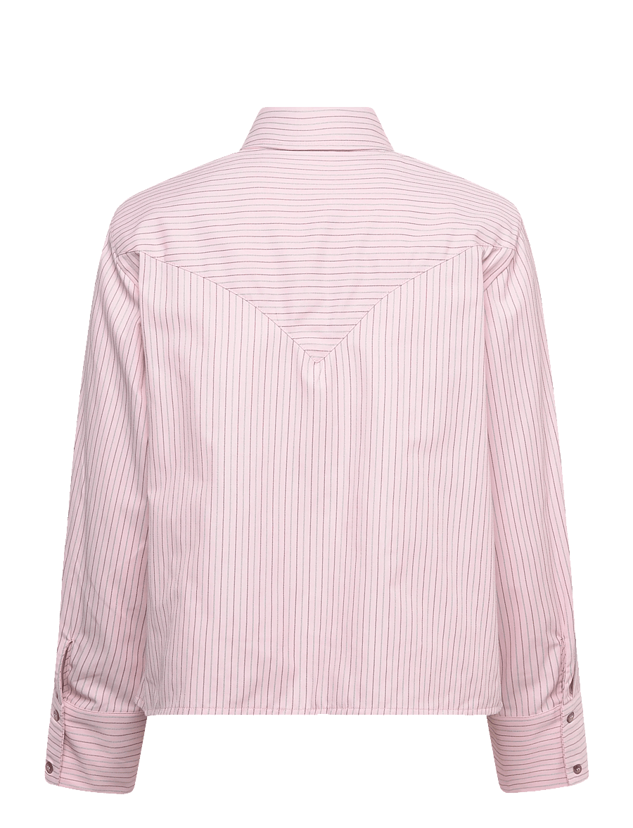 Noella - N-Myra Shirt - langærmede skjorter - donnie blush stripe - 2