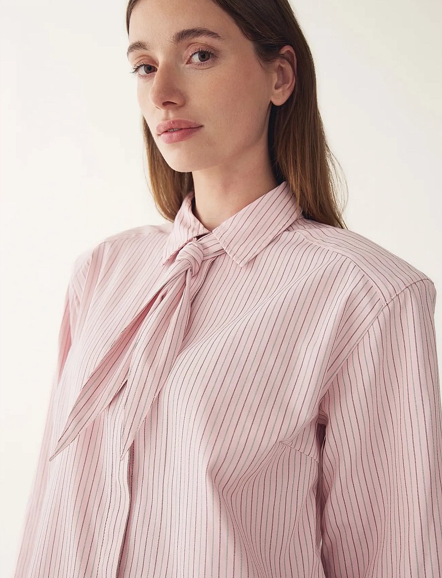 Noella - N-Myra Shirt - langærmede skjorter - donnie blush stripe - 3