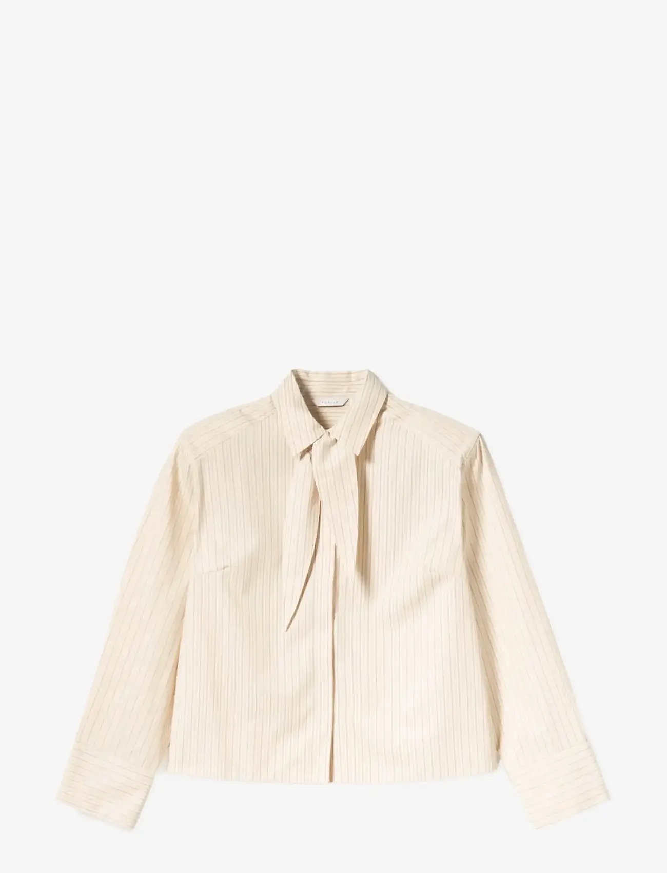 Noella - N-Myra Shirt - pikkade varrukatega särgid - donnie cream stripe - 2