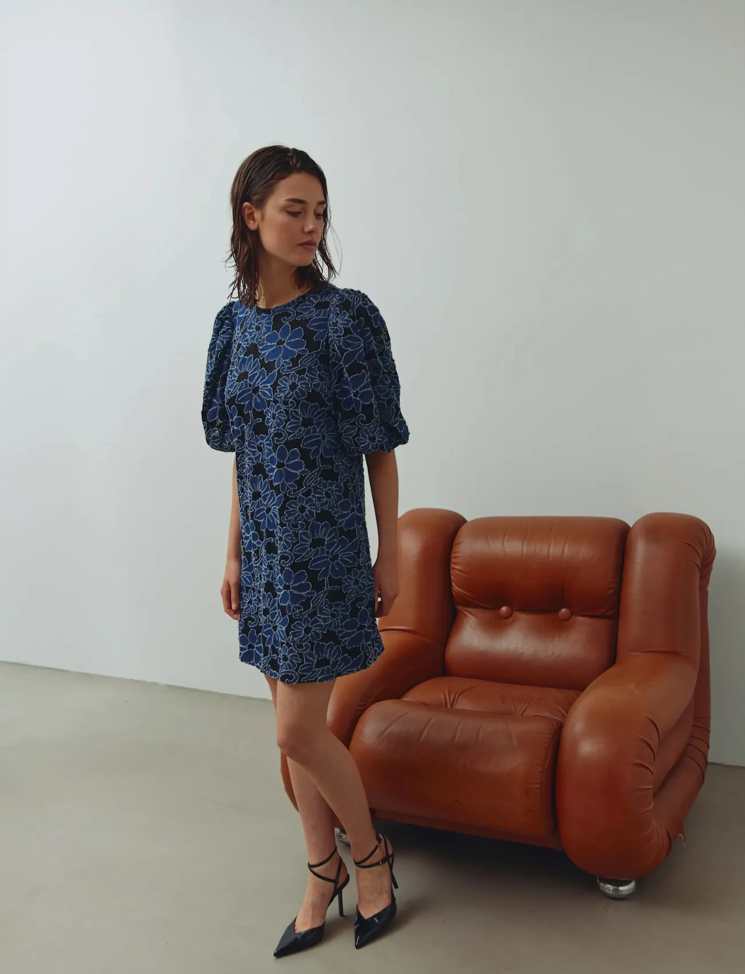 Noella - N-Pastis Short Dress - minikleidid - blue black combo - 4