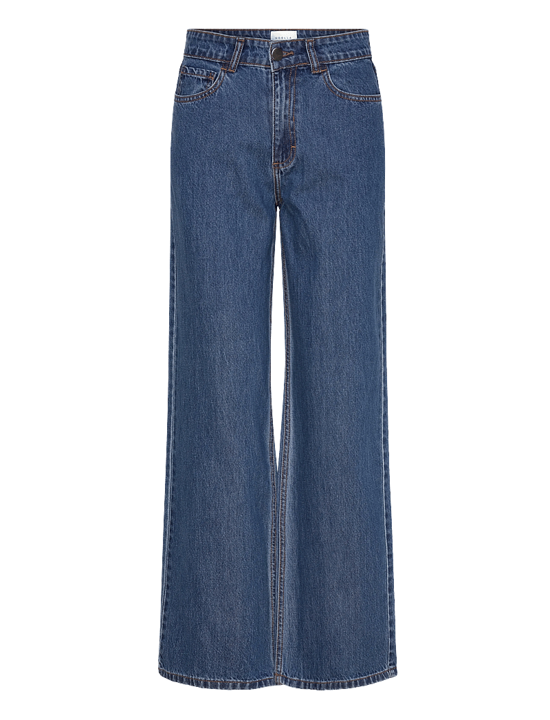Noella - N-Katy MW Jeans - brede jeans - blue wash - 1