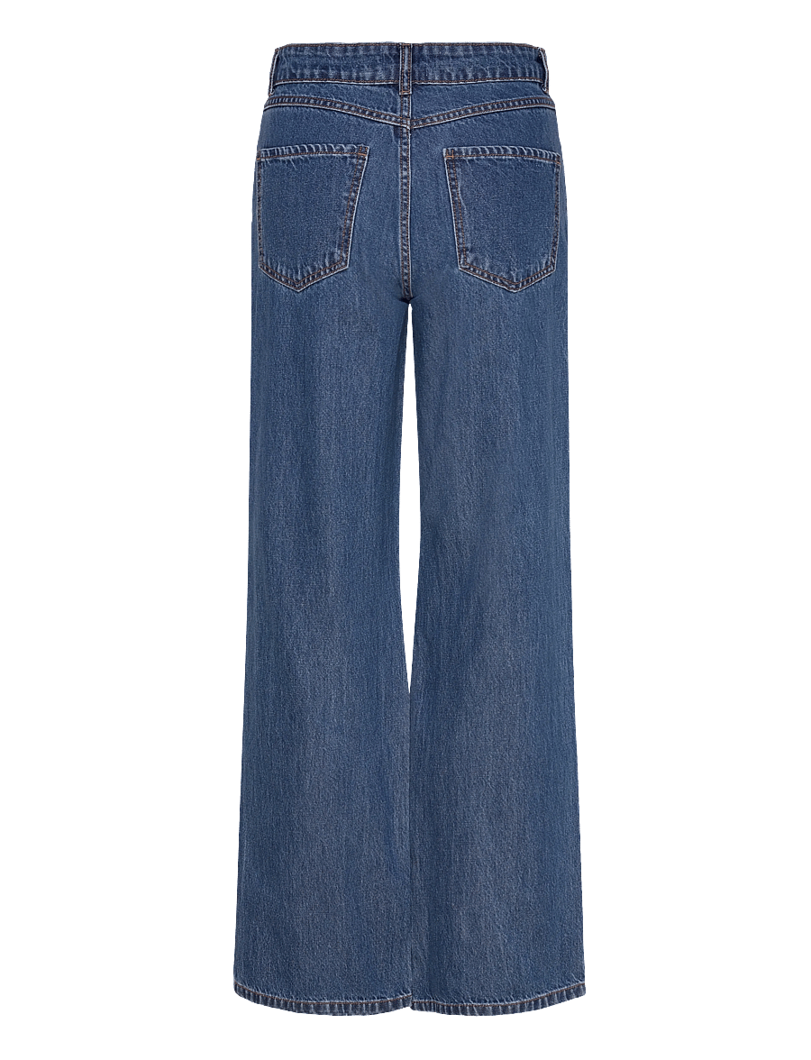 Noella - N-Katy MW Jeans - hosen mit weitem bein - blue wash - 2
