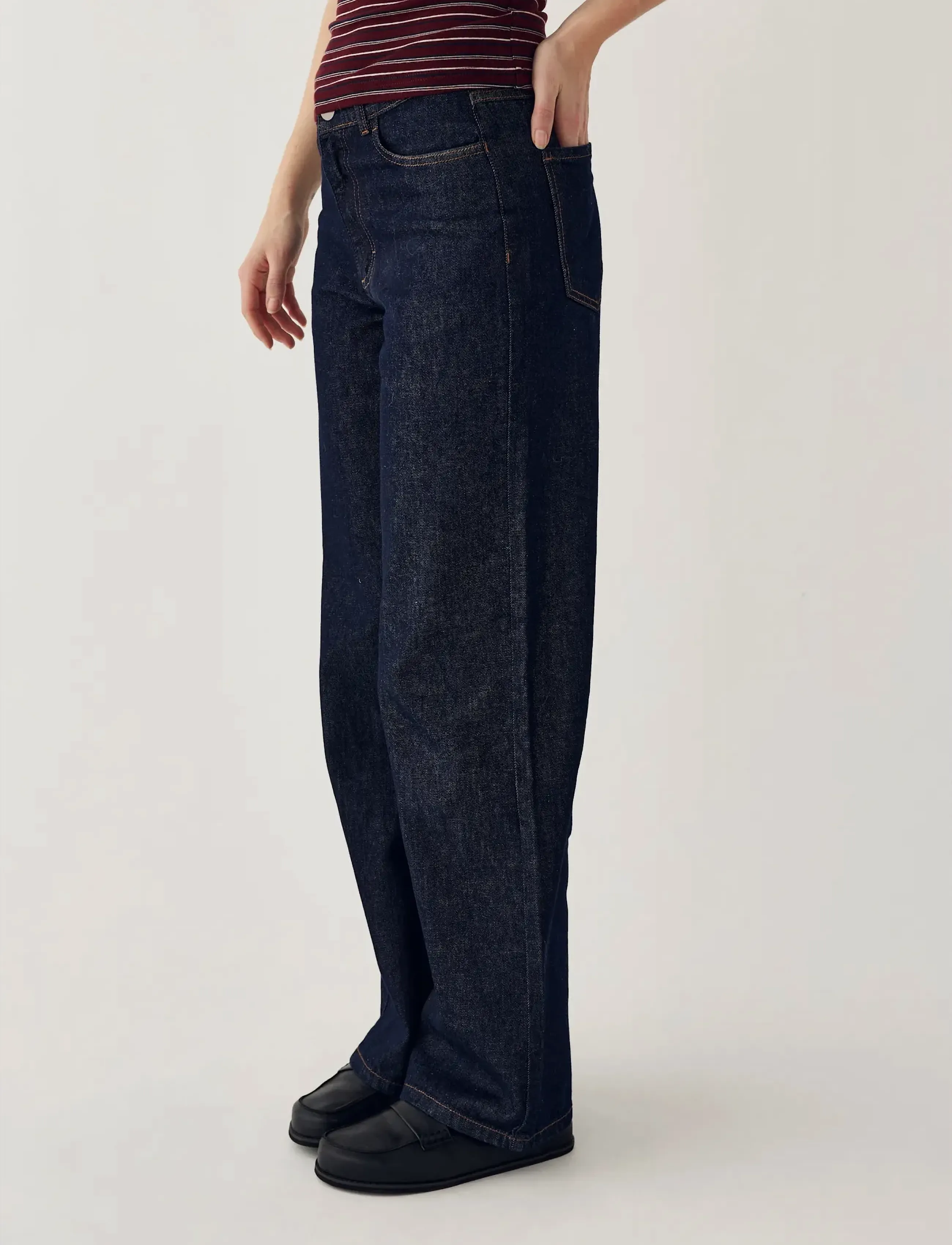 Noella - N-Katy MW Jeans - hosen mit weitem bein - blue wash - 3