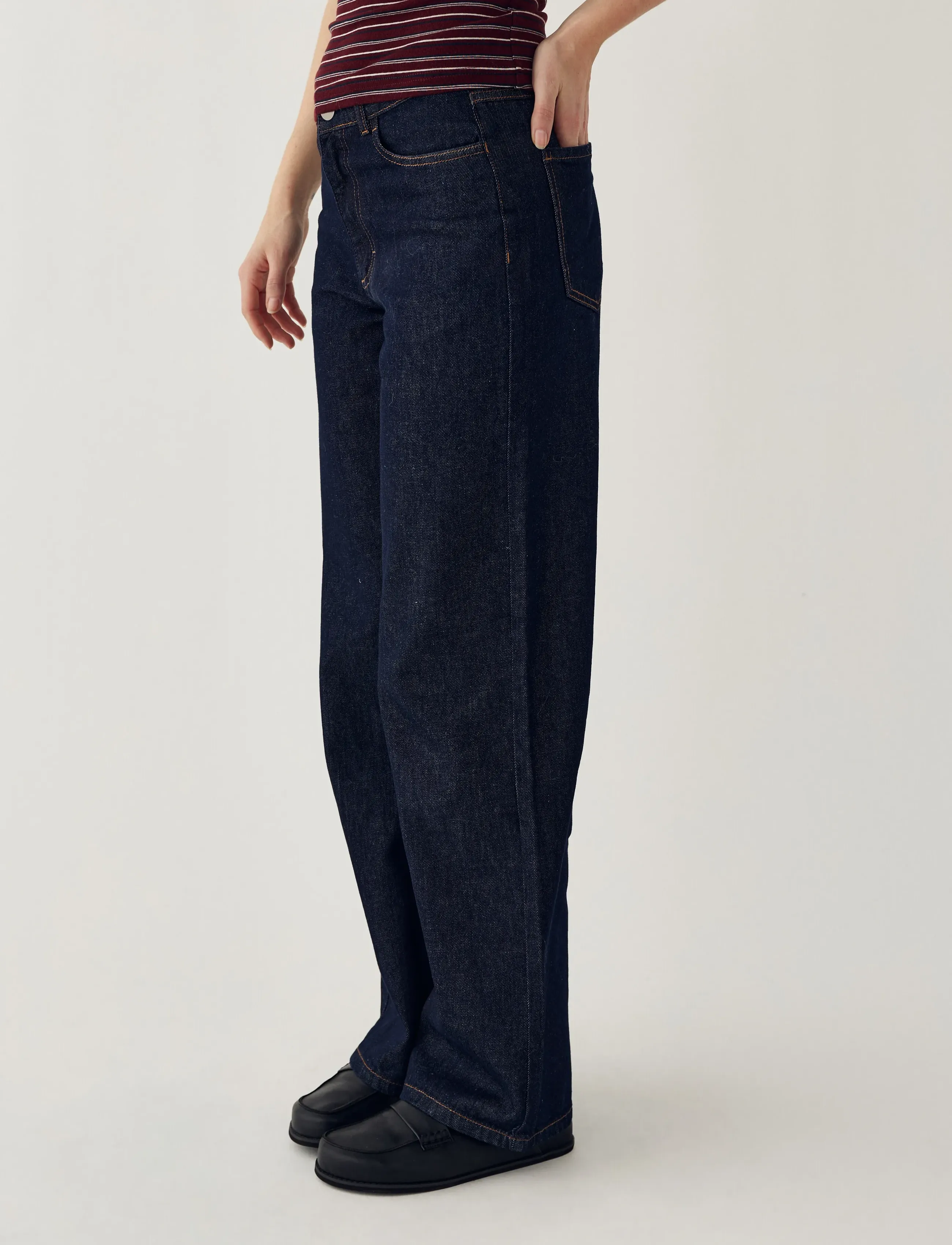 Noella - N-Katy MW Jeans - hosen mit weitem bein - rinse wash - 5