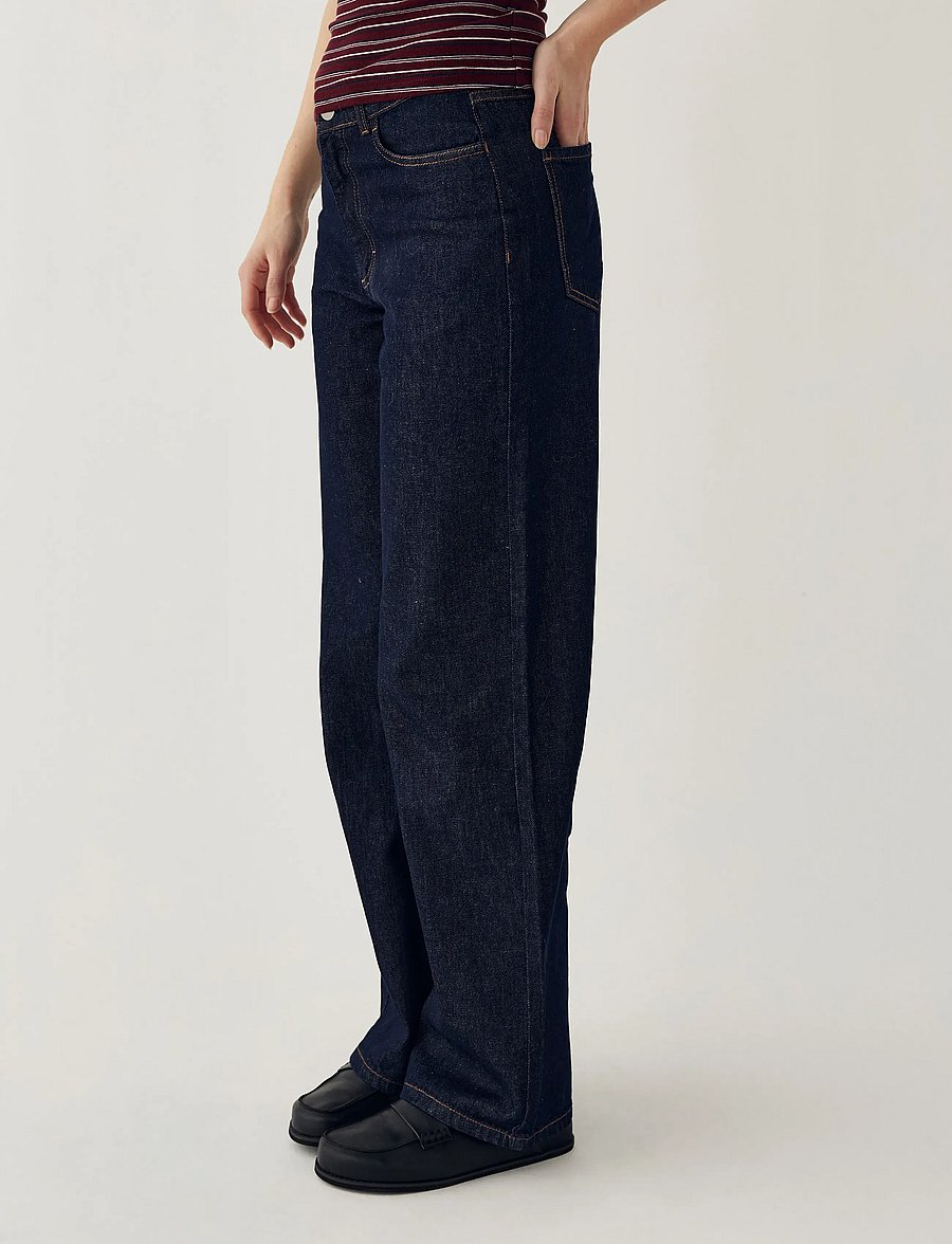 Noella - N-Katy MW Jeans - laia säärega teksad - rinse wash - 5