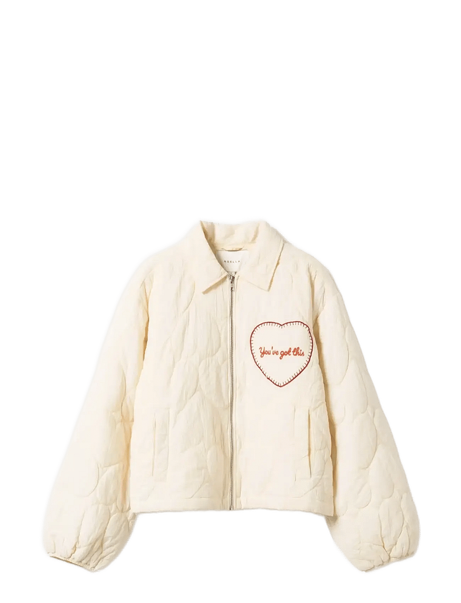 Noella - N-Mariam Jacket - quiltede jakker - alabaster - 1