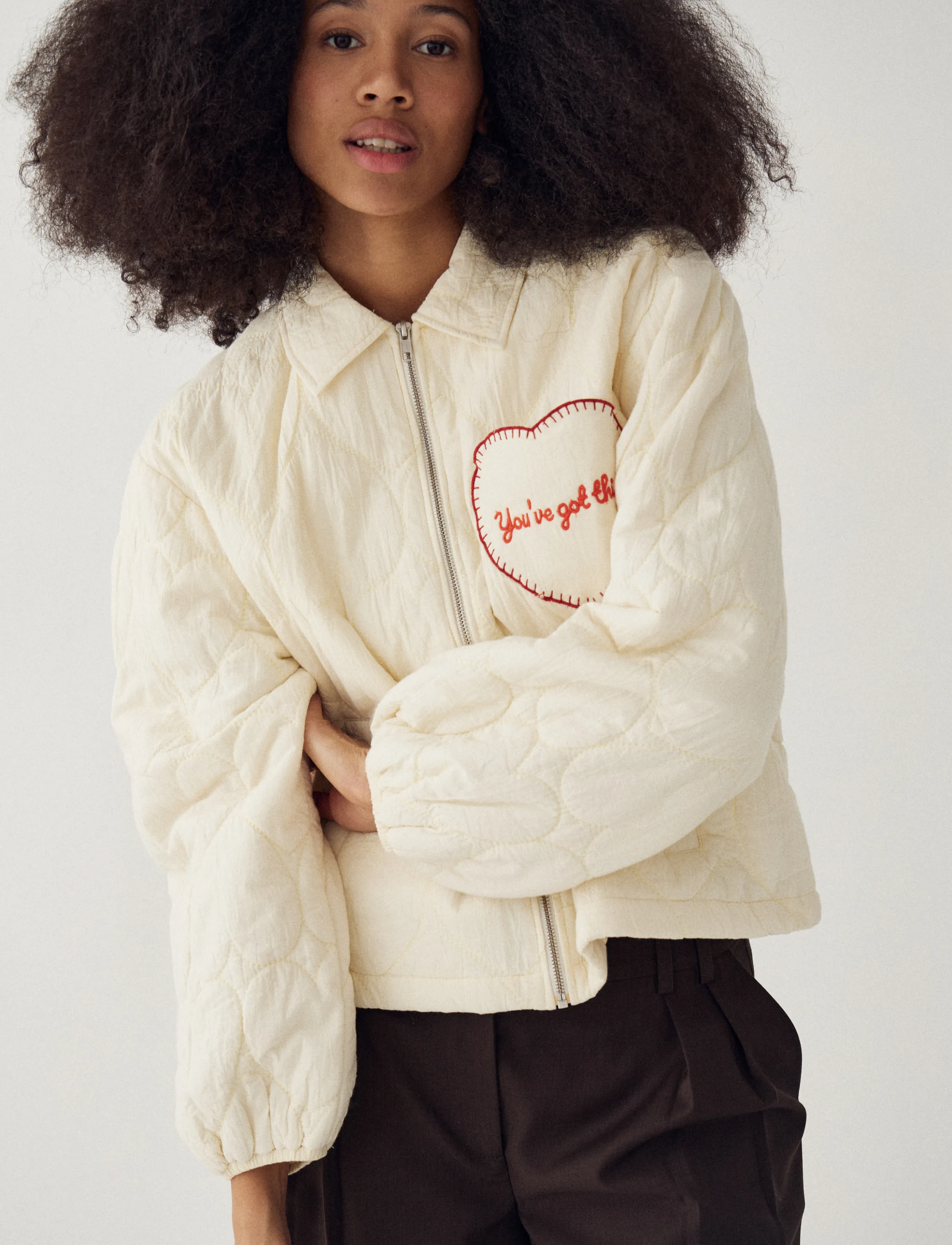 Noella N-Mariam Jacket - Joped ja mantlid - ALABASTER / cream