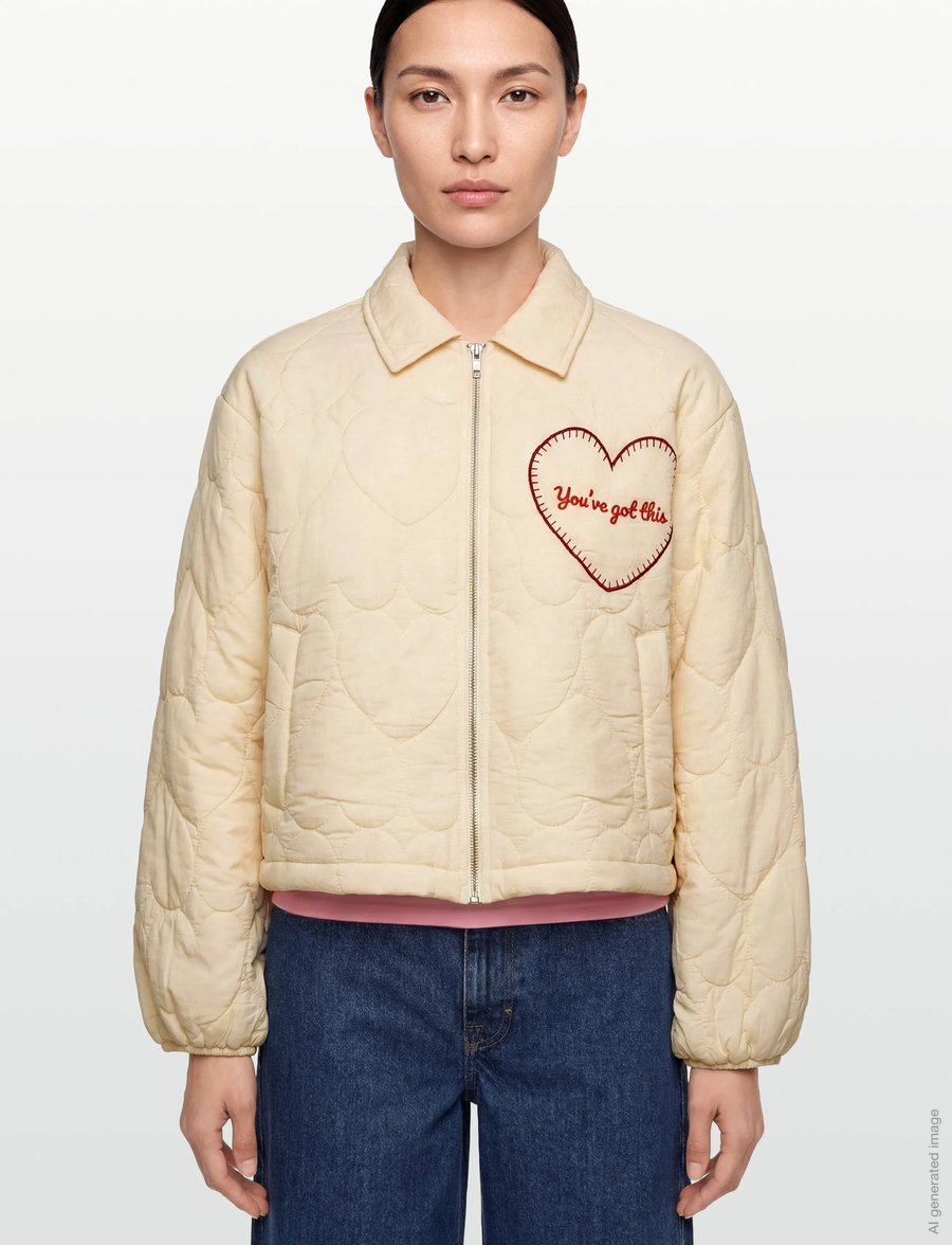 Noella - N-Mariam Jacket - quiltede jakker - alabaster - 3