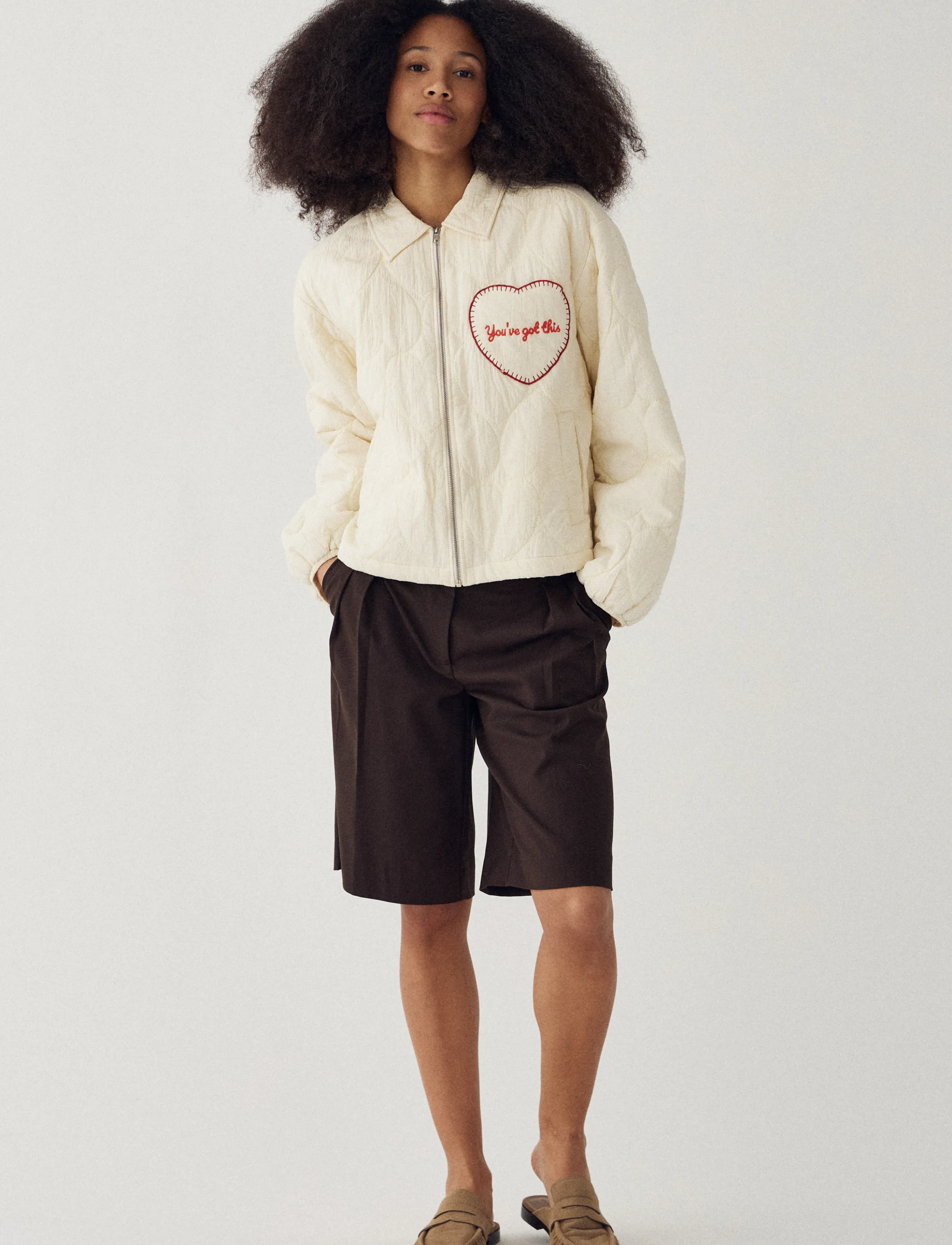 Noella - N-Mariam Jacket - vårjackor - alabaster - 3