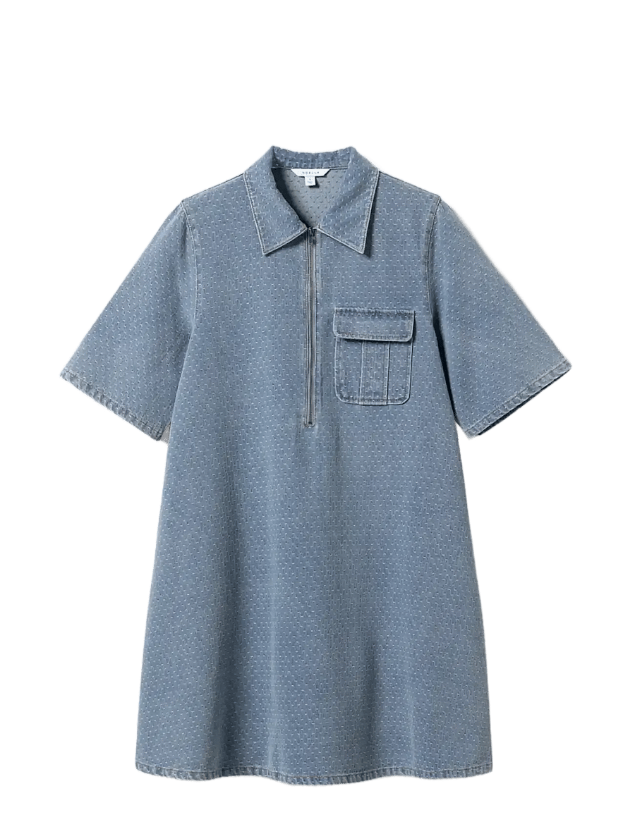 Noella - N-Jozie Z Dress - denim dresses - vintage blue wash - 1