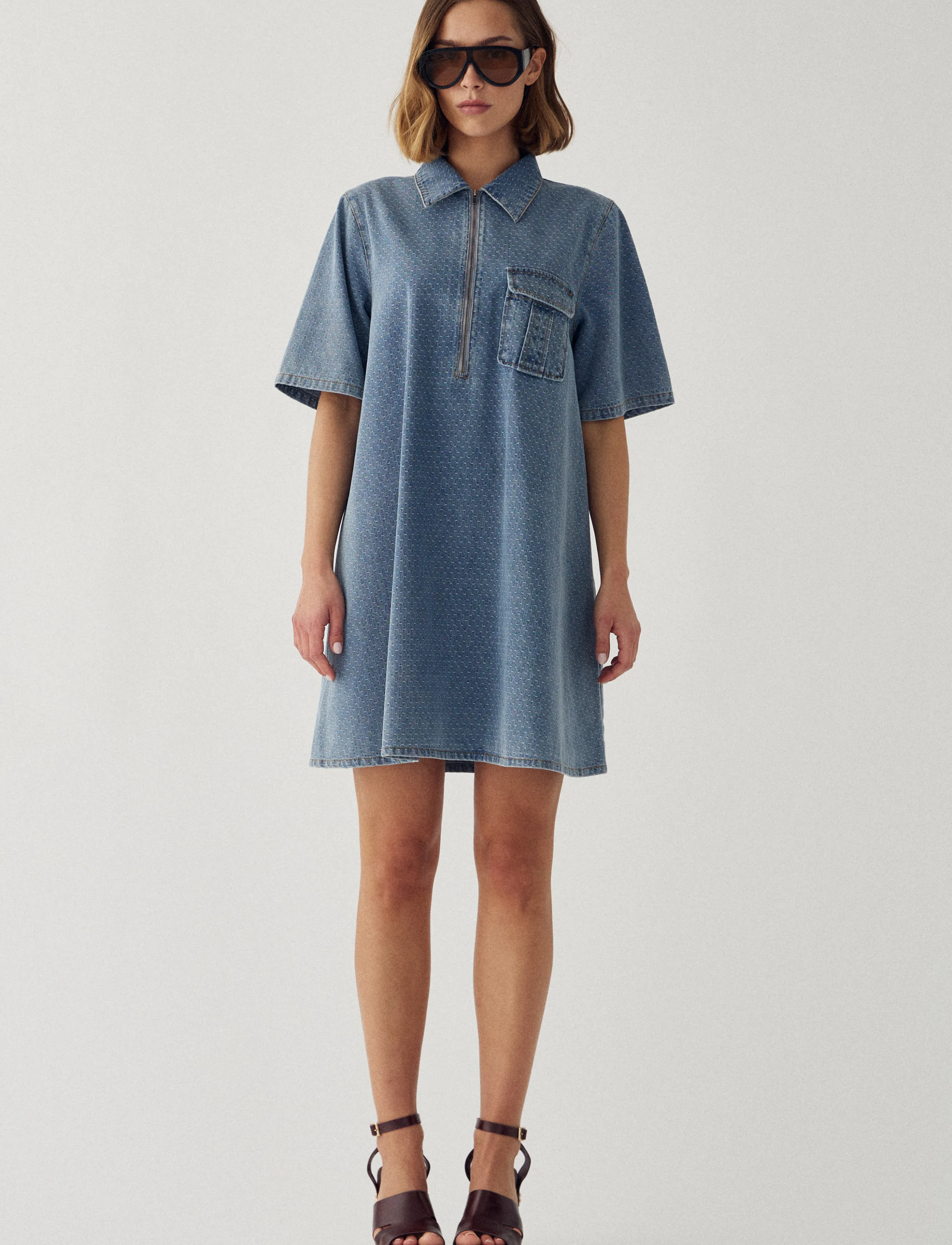 Noella N-Jozie Z Dress - Jeansklänningar - VINTAGE BLUE WASH / blue