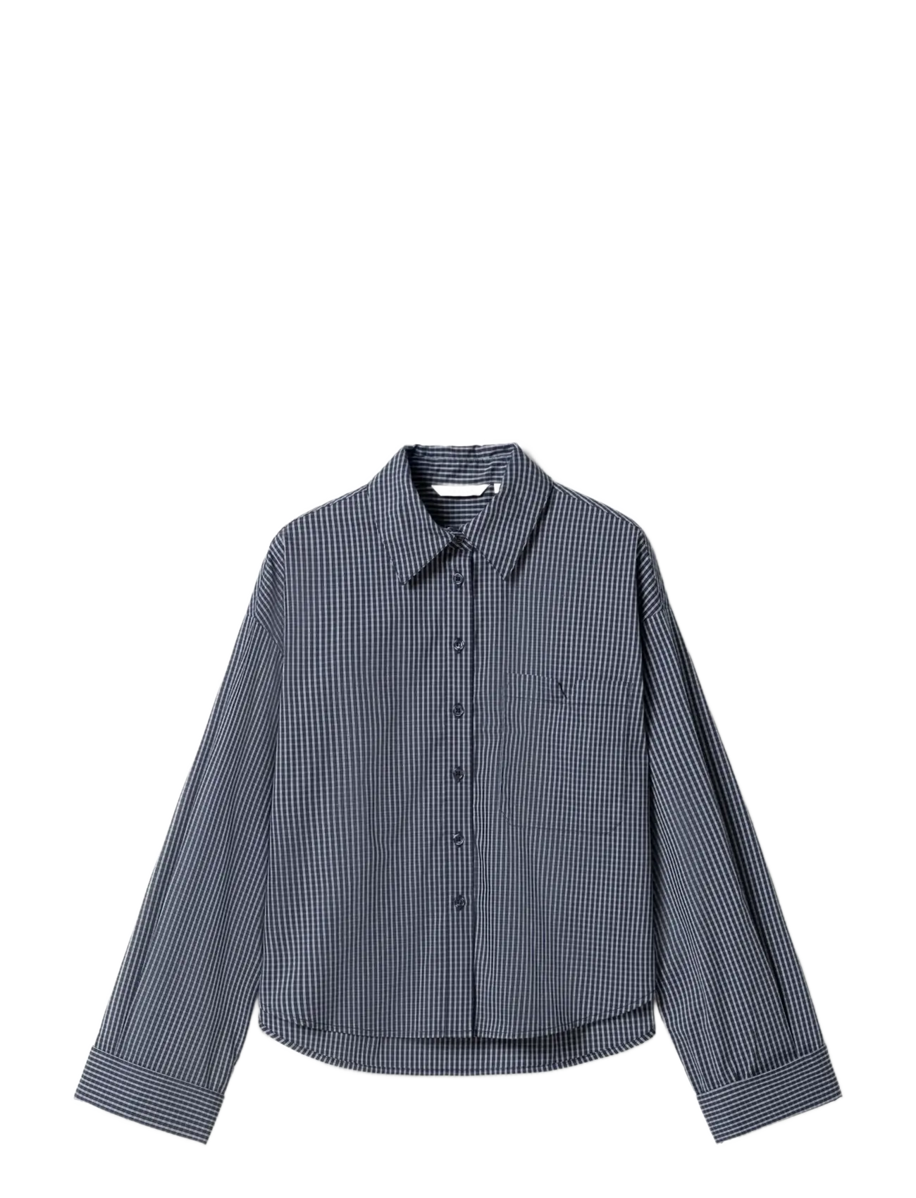 Noella N-Marlon C Shirt - Bluser & Skjorter - DAVY NAVY CHECK / navy