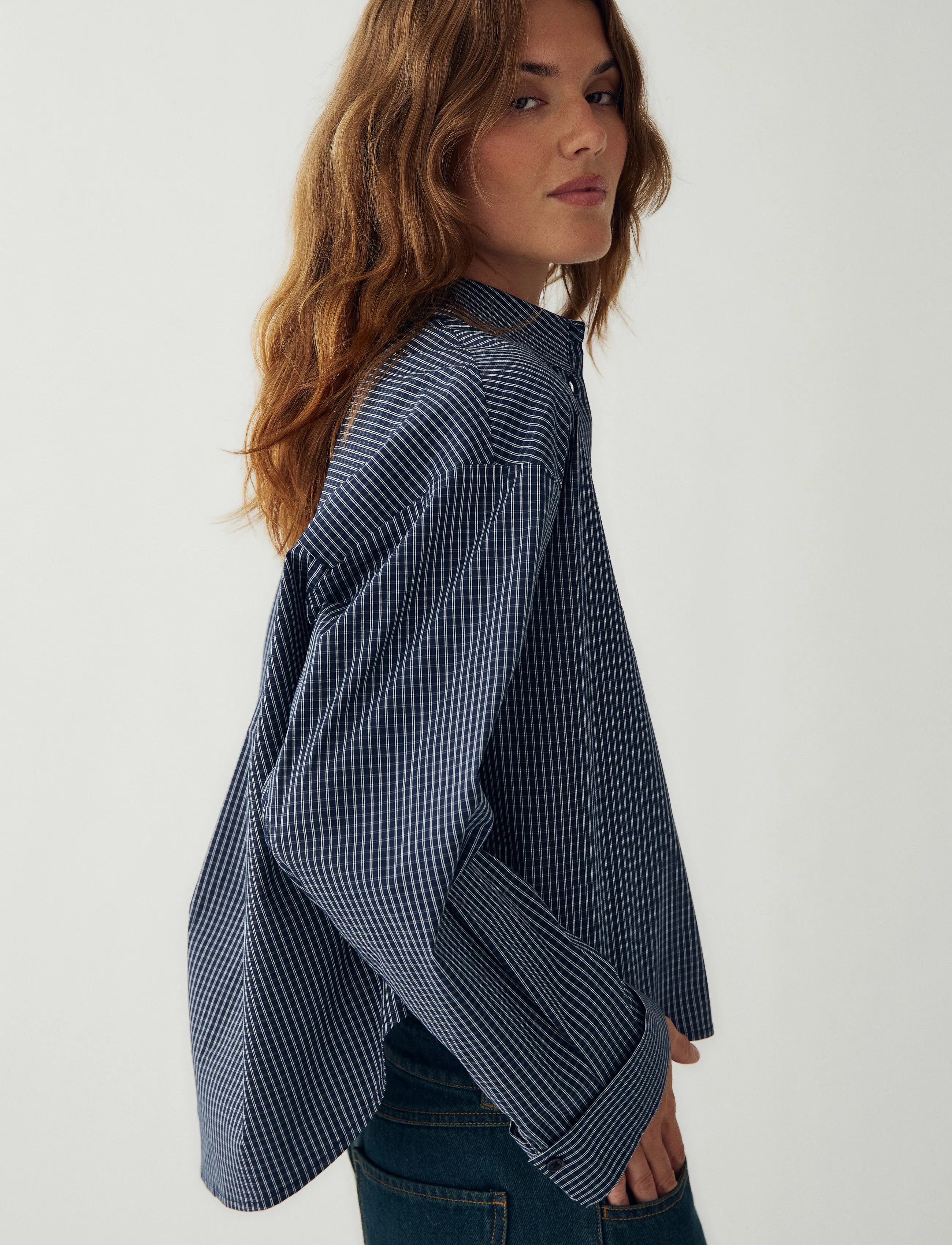 Noella - N-Marlon C Shirt - langærmede skjorter - davy navy check - 4