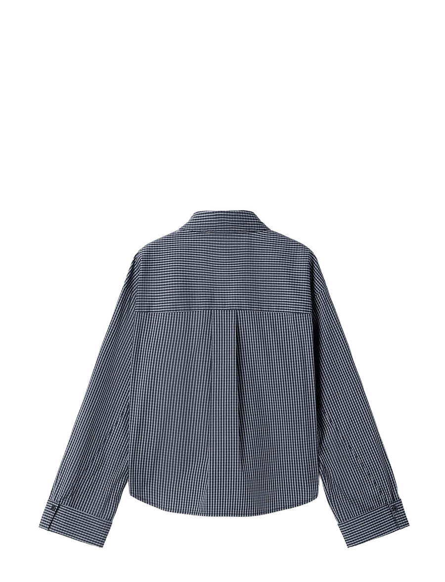 Noella - N-Marlon C Shirt - langærmede skjorter - davy navy check - 2